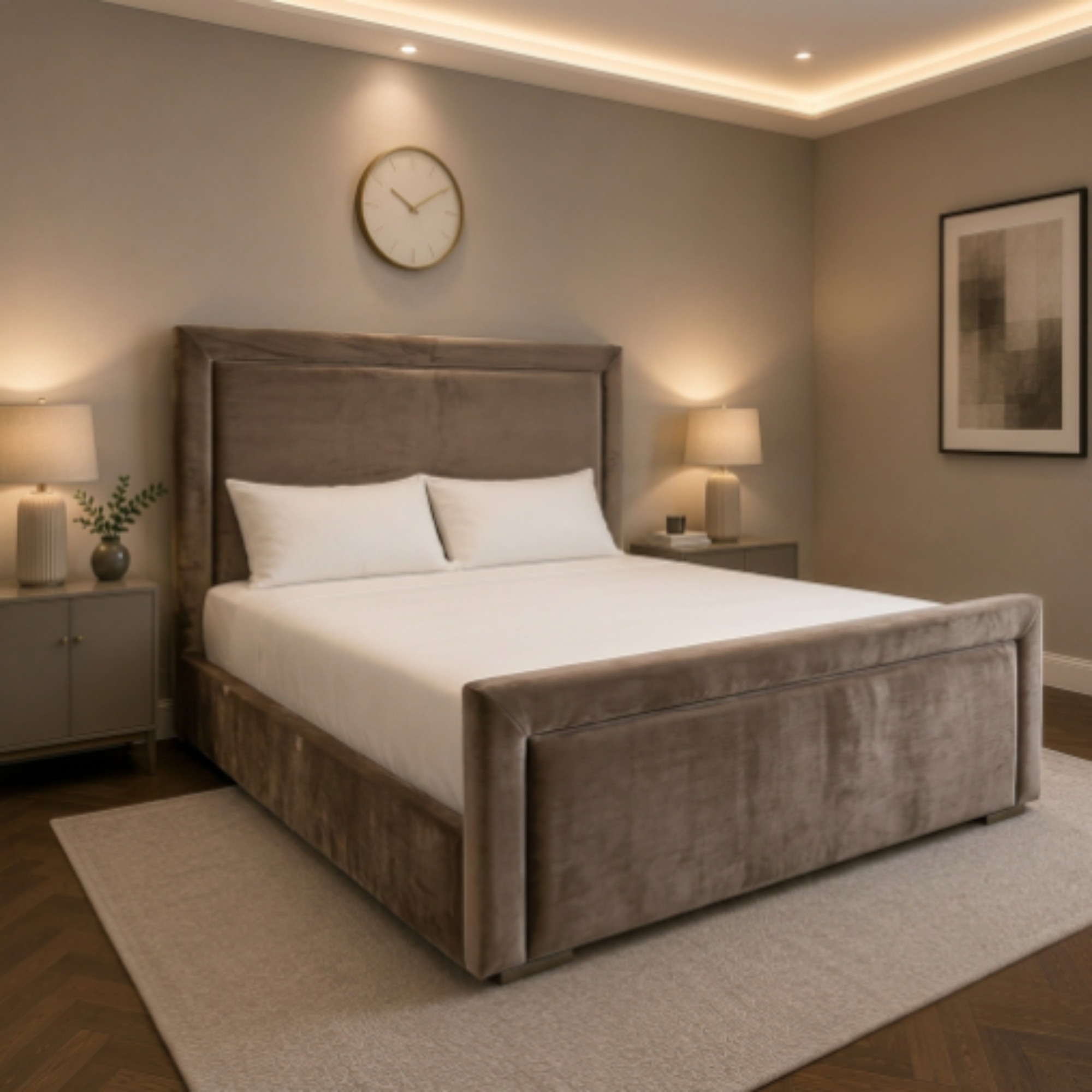 Regal Haven Upholstered Bed