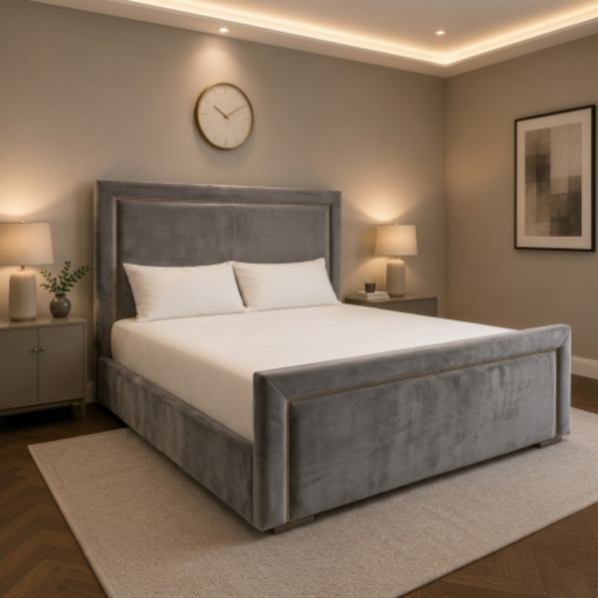 Regal Haven Upholstered Bed