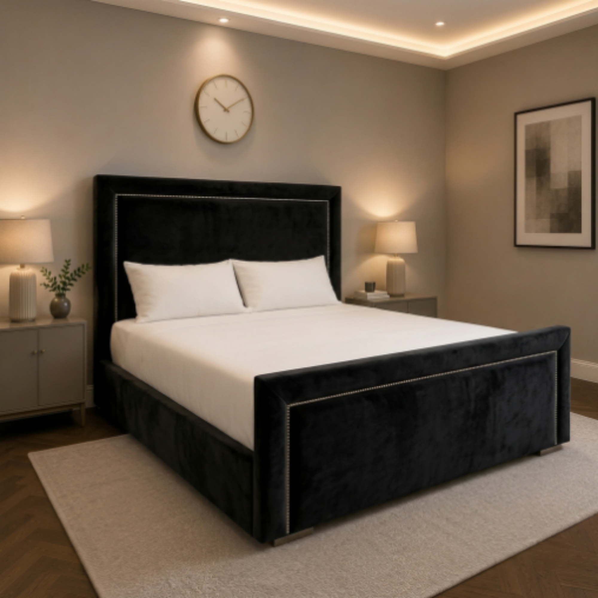 Regal Haven Upholstered Bed