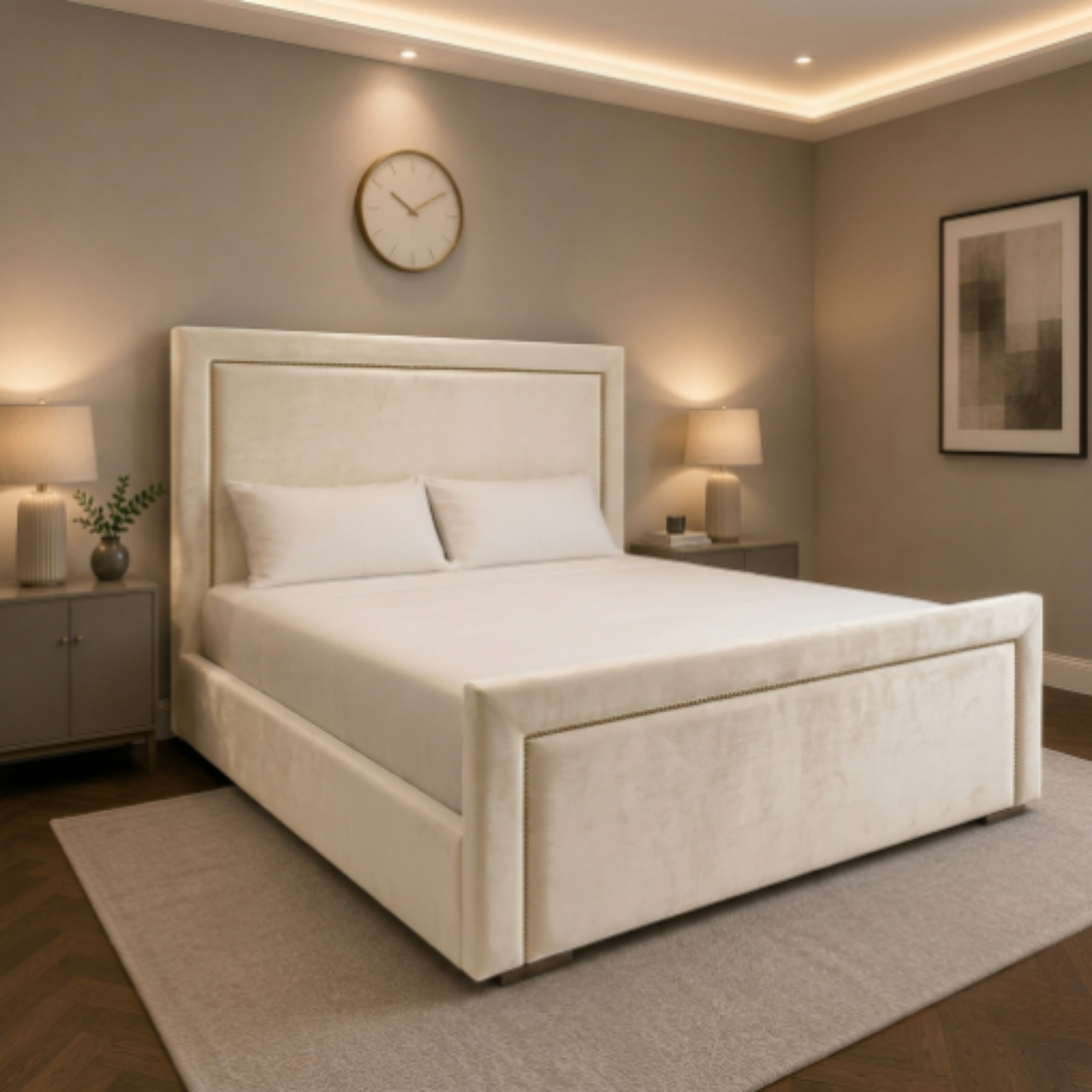 Regal Haven Upholstered Bed