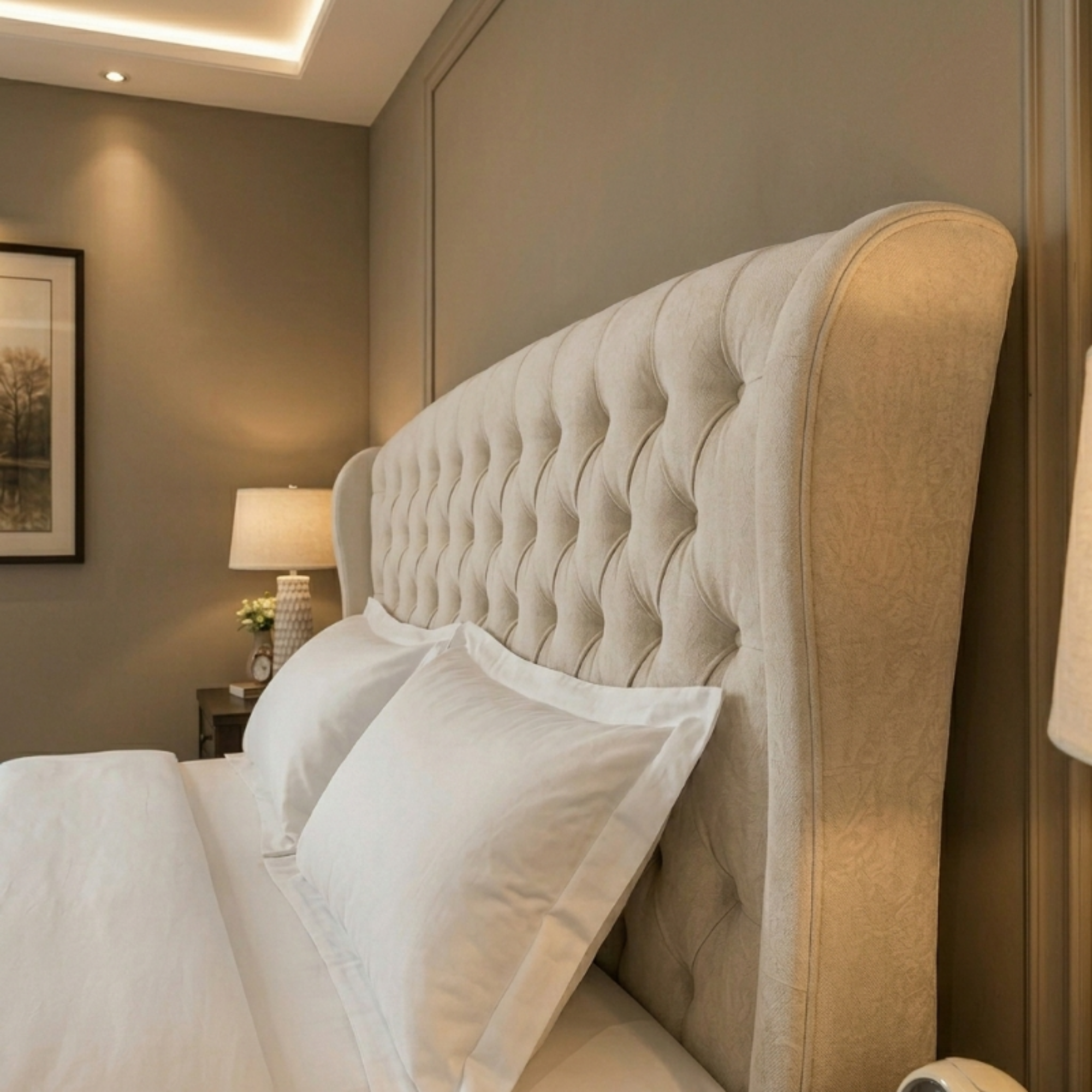 Royal Chesterfield Upholstered Bed - Image 2