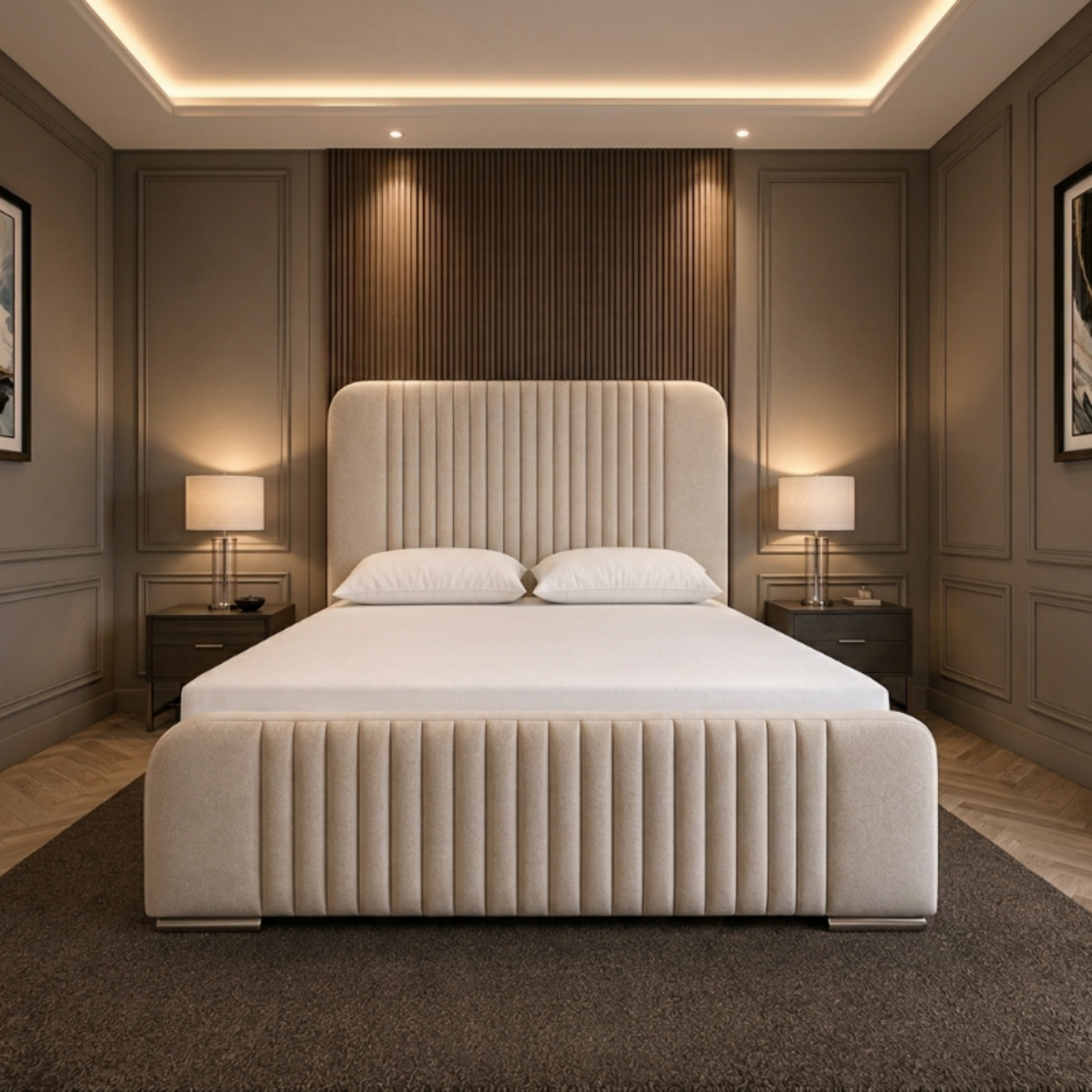 Regal Luxe Vertical Panel Bed - Image 4