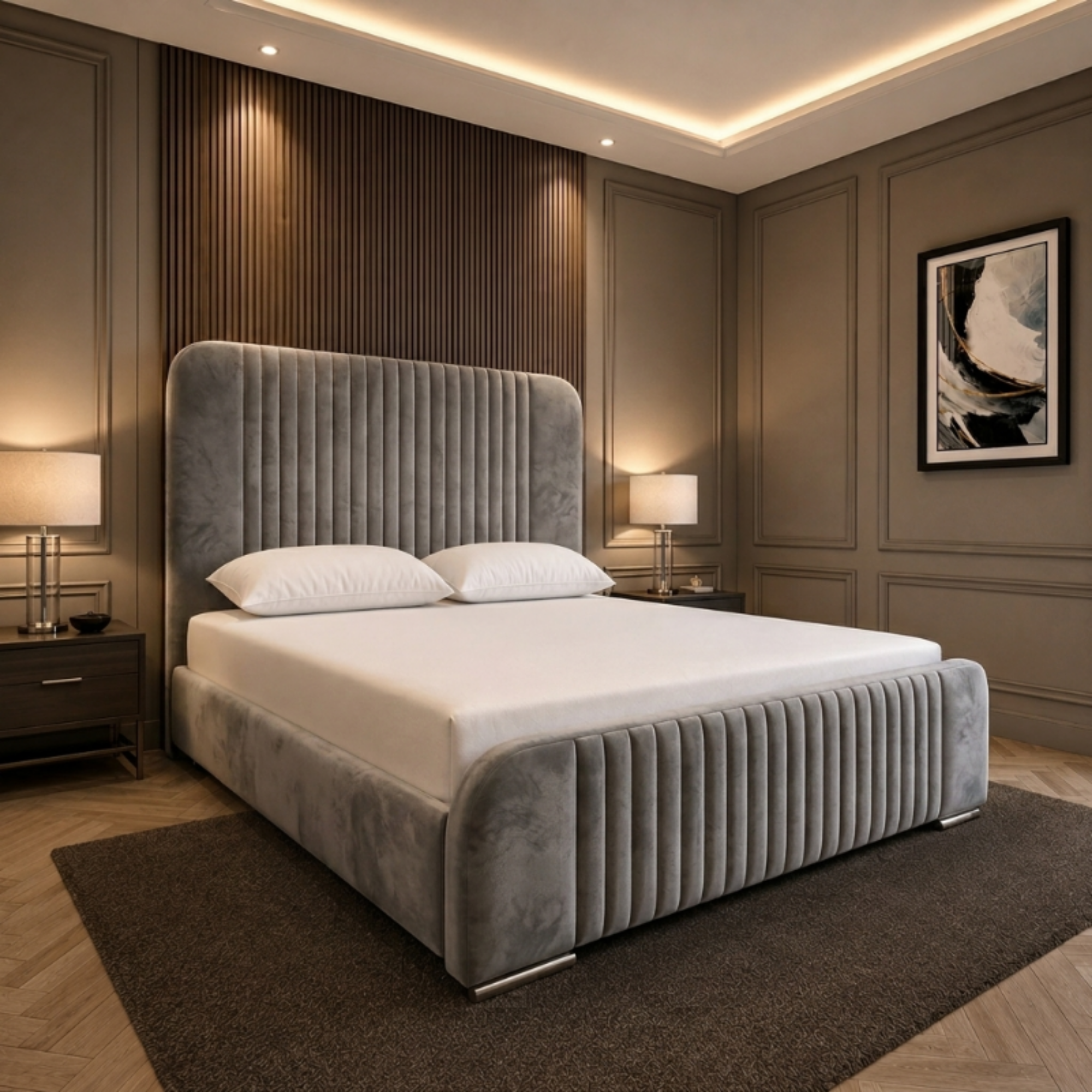 Regal Luxe Vertical Panel Bed - Image 5