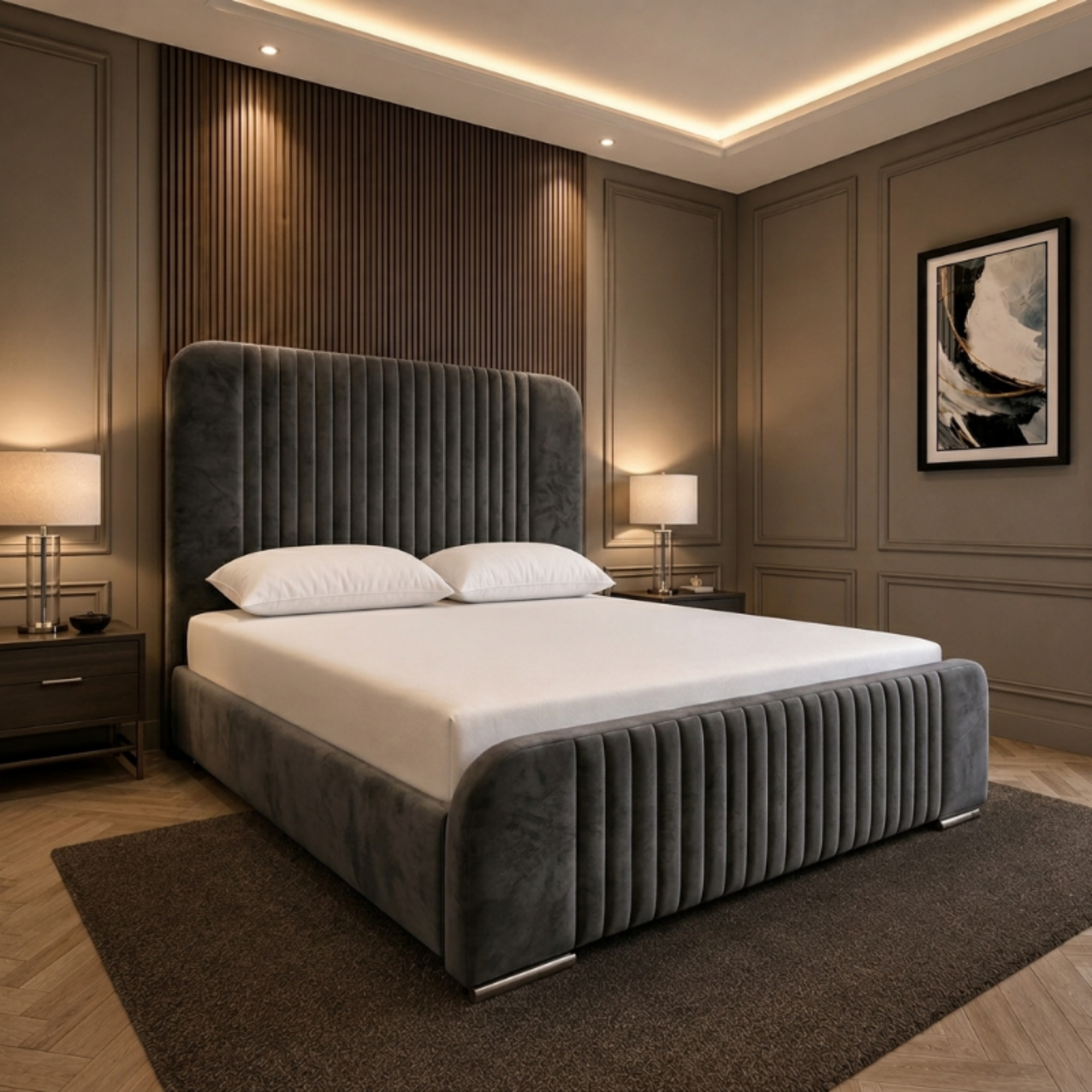 Regal Luxe Vertical Panel Bed - Image 6