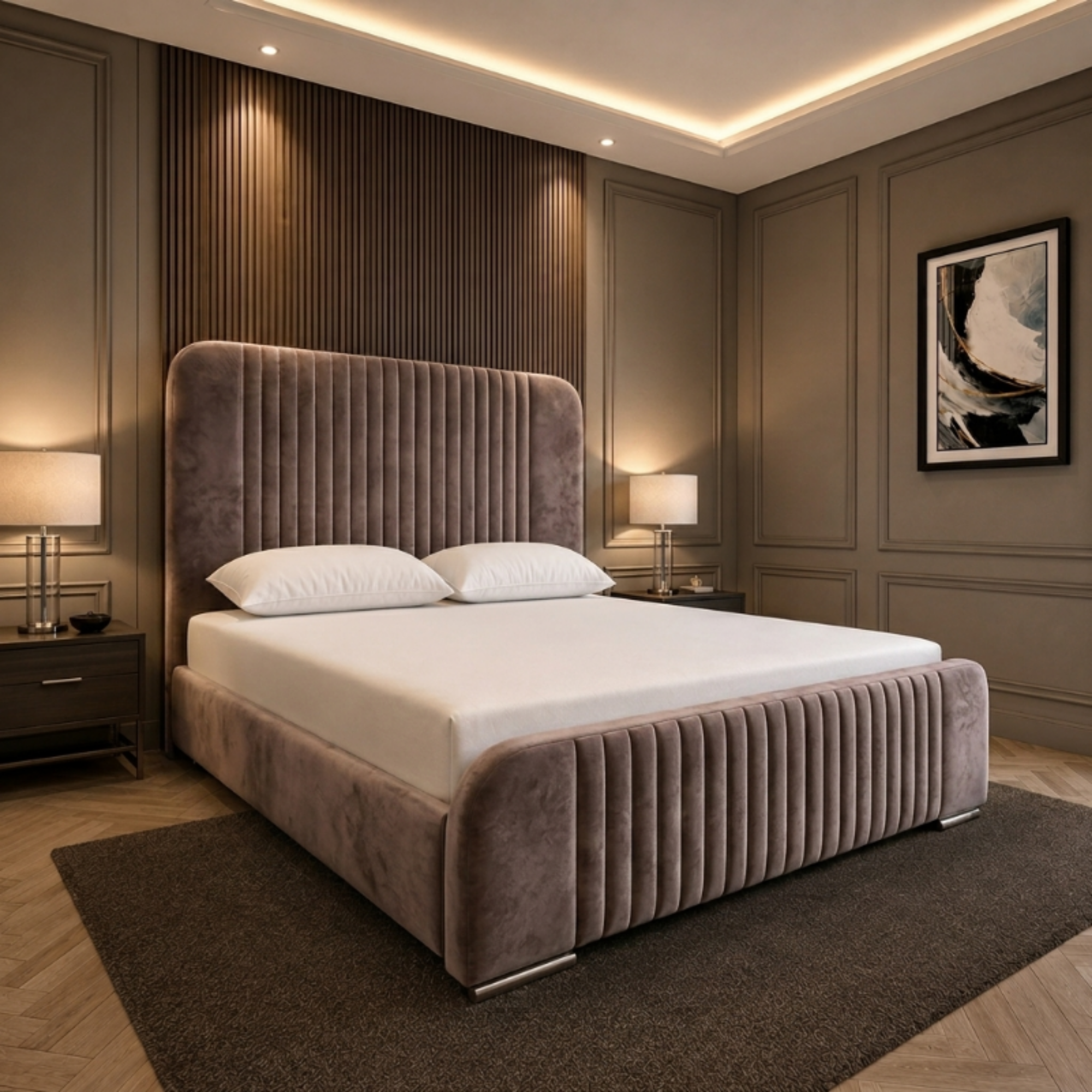 Regal Luxe Vertical Panel Bed - Image 10