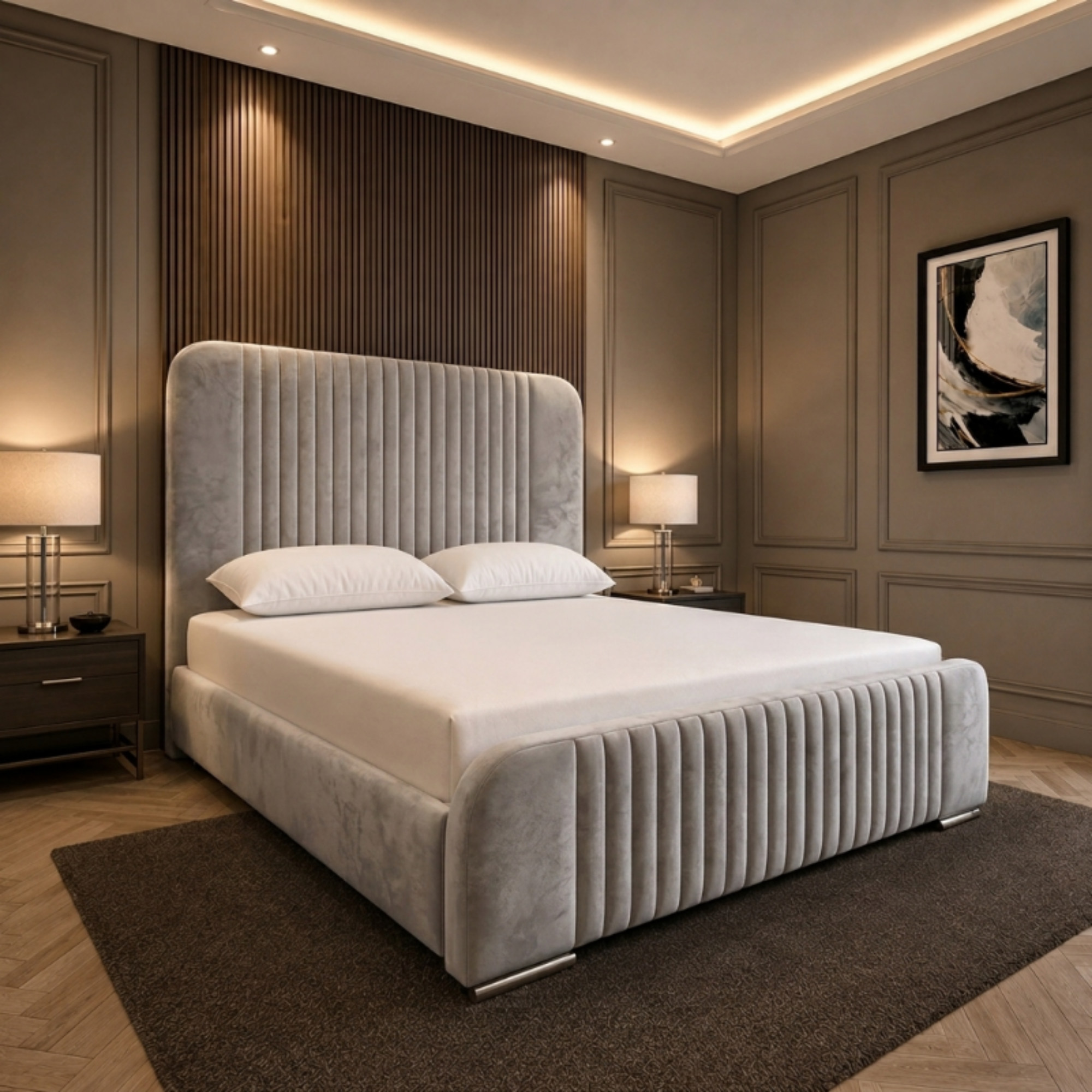 Regal Luxe Vertical Panel Bed - Image 7