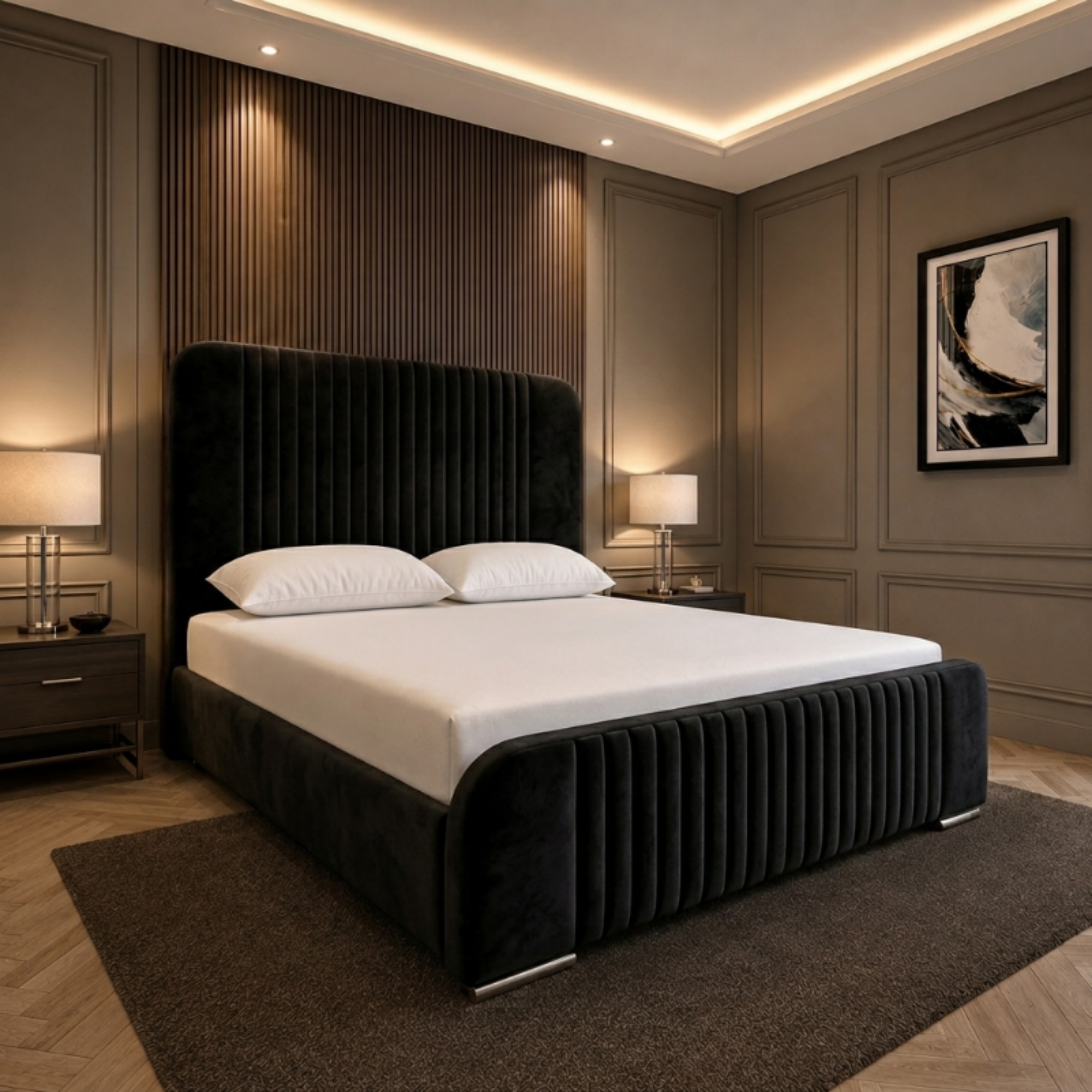 Regal Luxe Vertical Panel Bed - Image 8