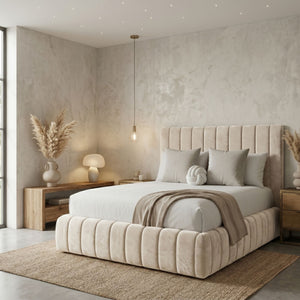 Savoy Channel Tufted Bed Frame