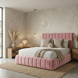 Savoy Channel Tufted Bed Frame