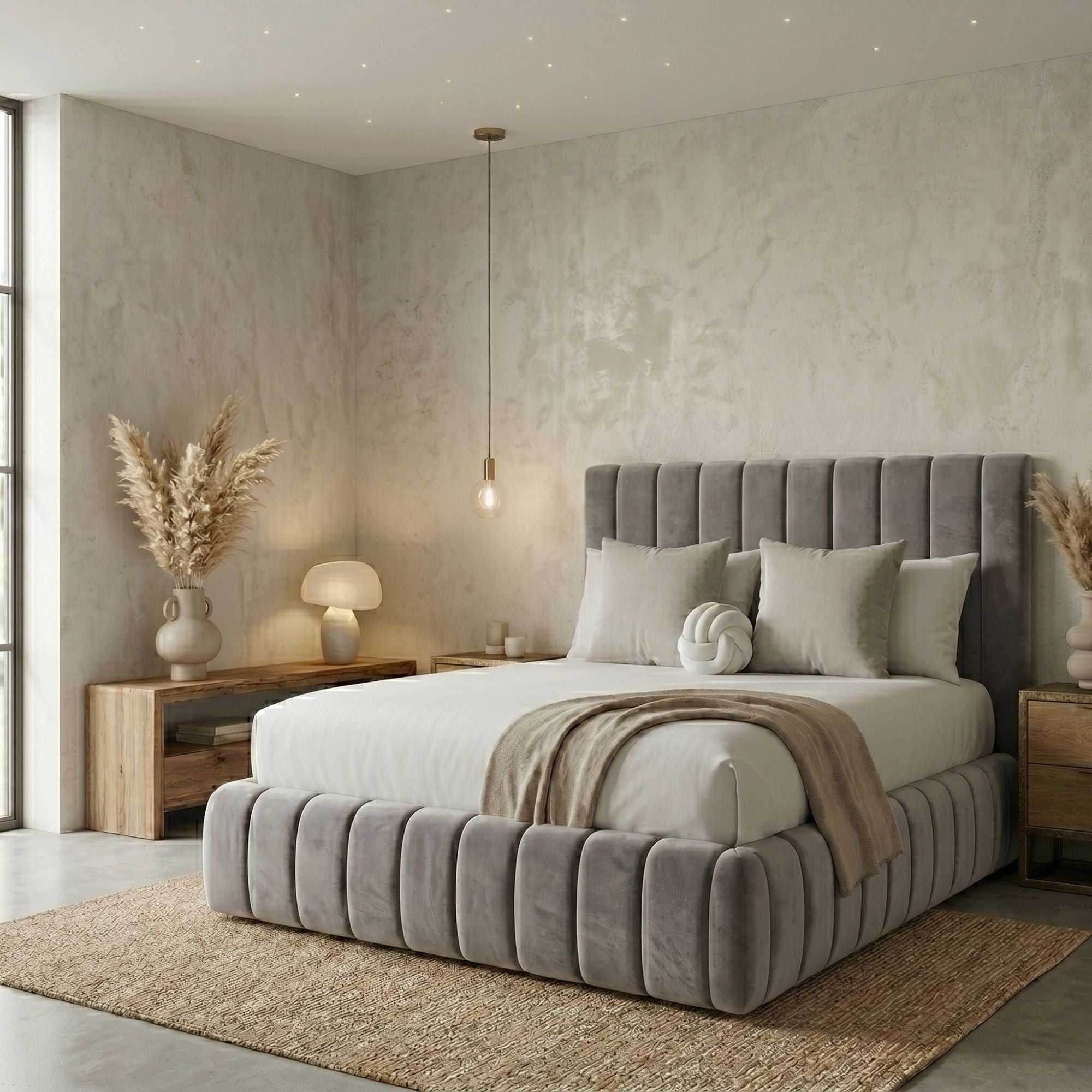 Savoy Channel Tufted Bed Frame - Image 3