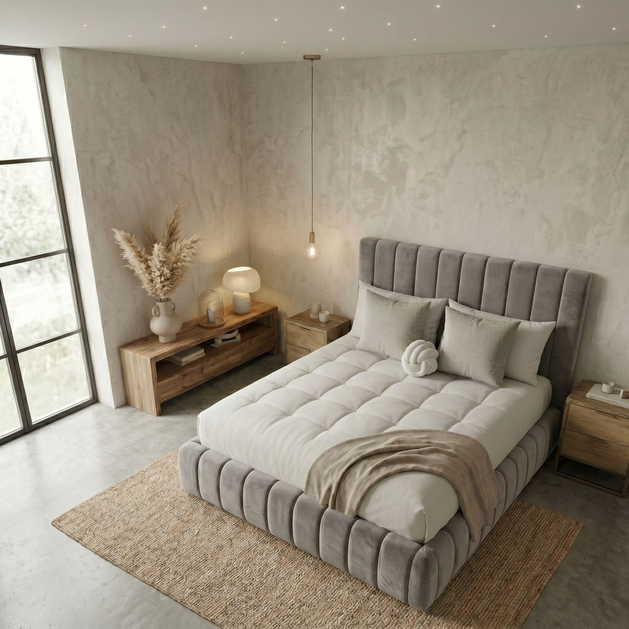 Savoy Channel Tufted Bed Frame - Image 7