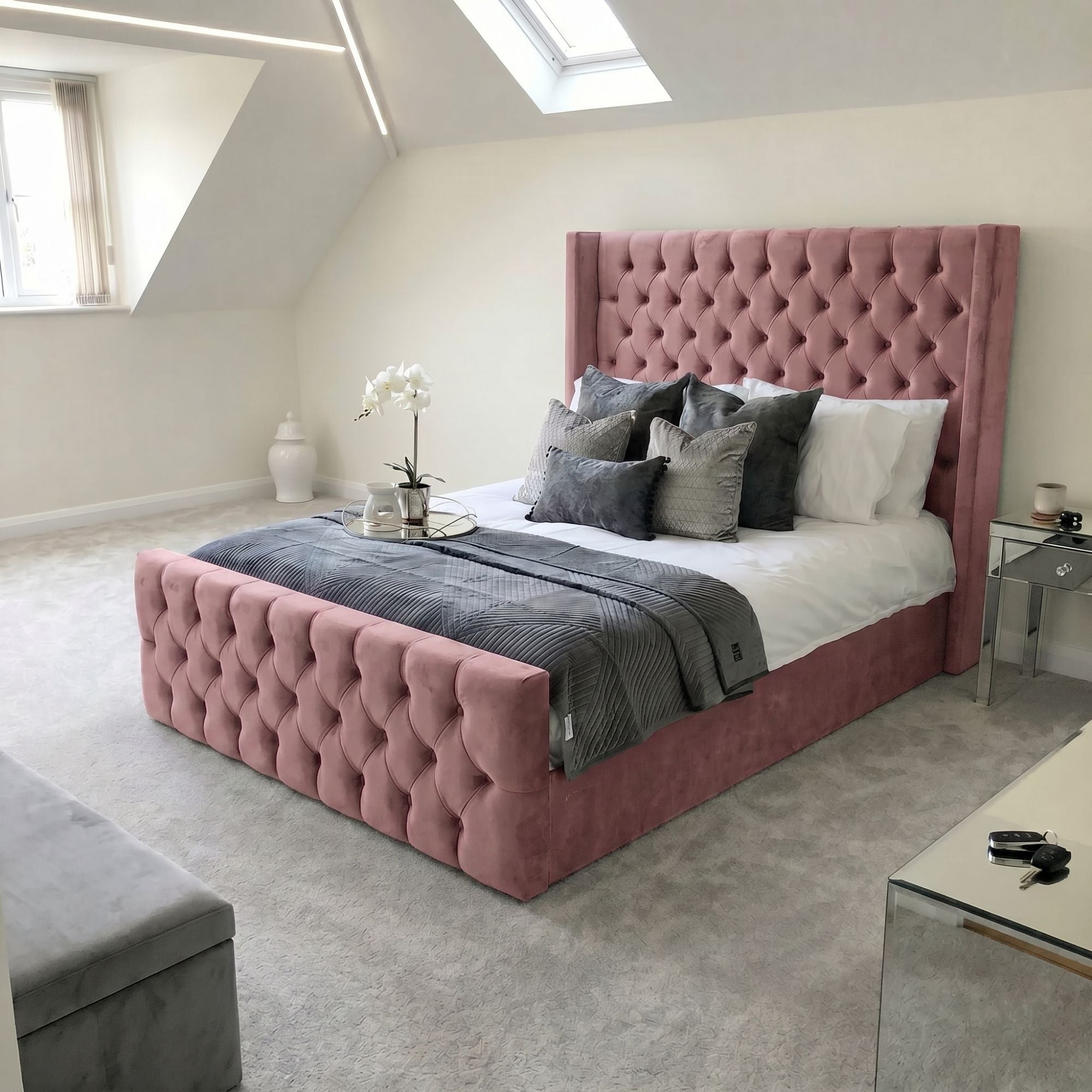 Royal Chesterfield Wingback Bed Frame - Image 4