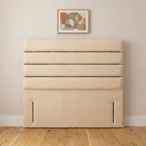 Modern Padded Horizontal Channel Headboard