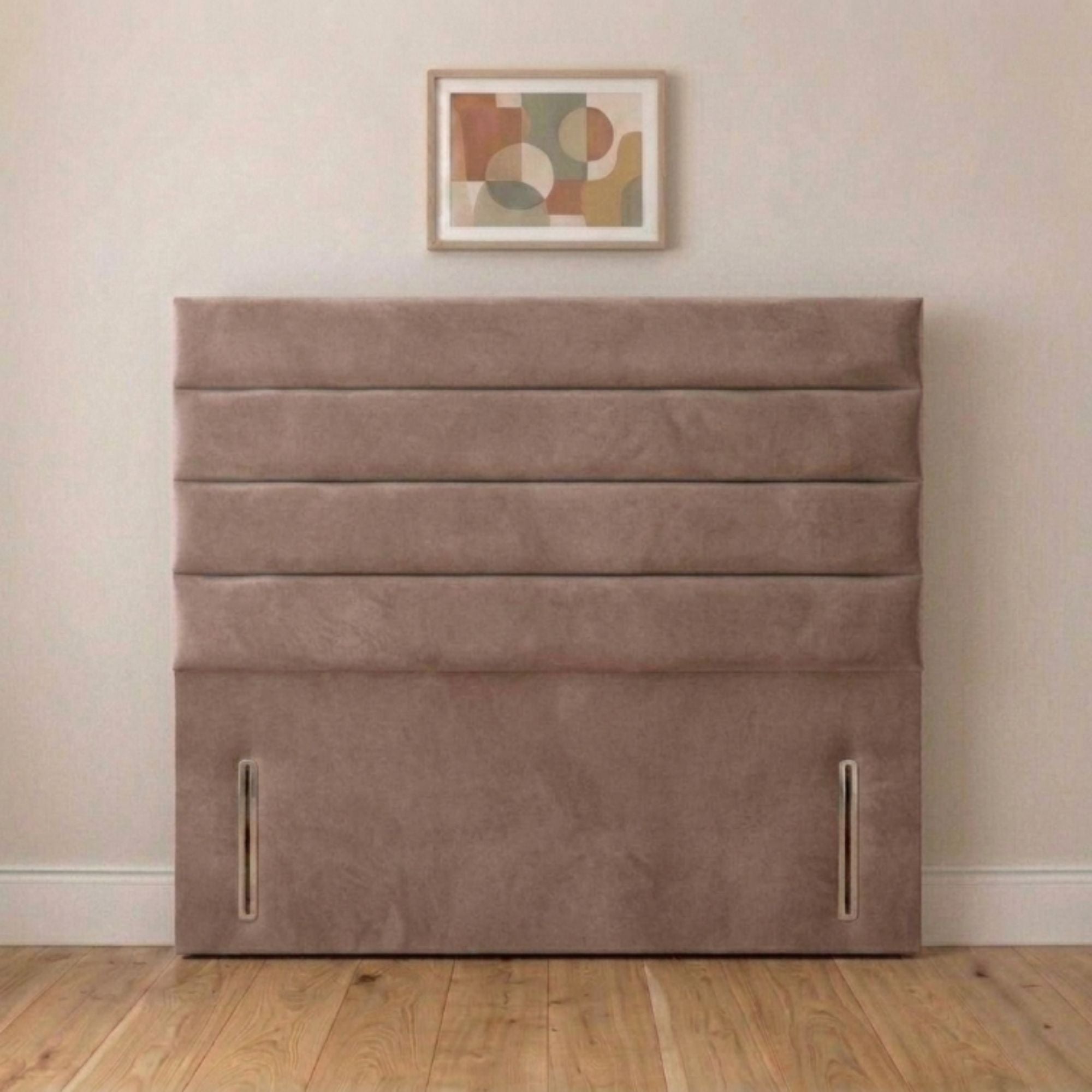 Modern Padded Horizontal Channel Headboard