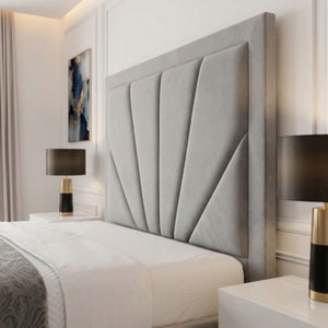 Aurora Geometric Panel Bed Frame