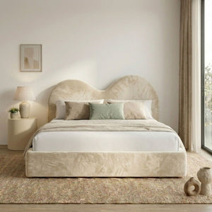Valentina Double Arch Upholstered Bed Frame