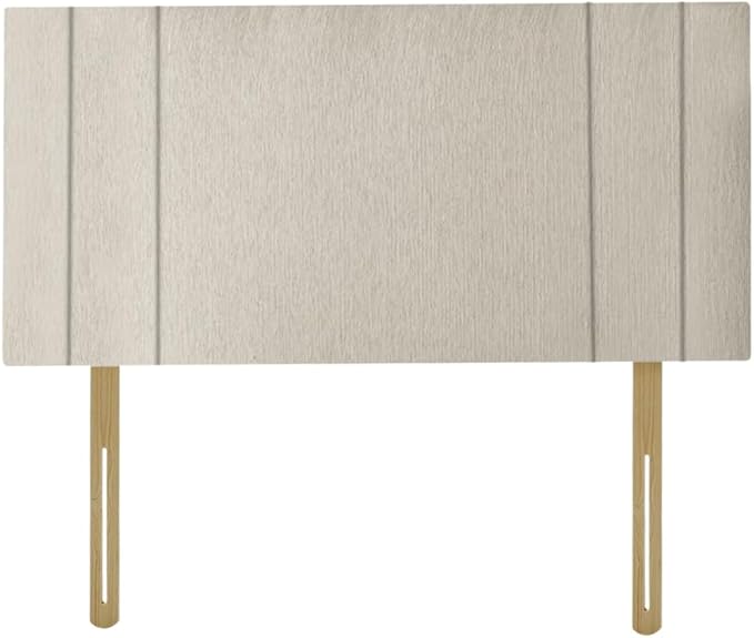 Panel Line Bed | Plush Velvet Bed with 24” Soft Headboard