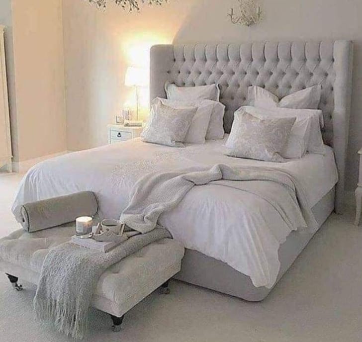 Liberty Wing Upholstered Bed Frame – Single, Double, King & Super King - Image 3