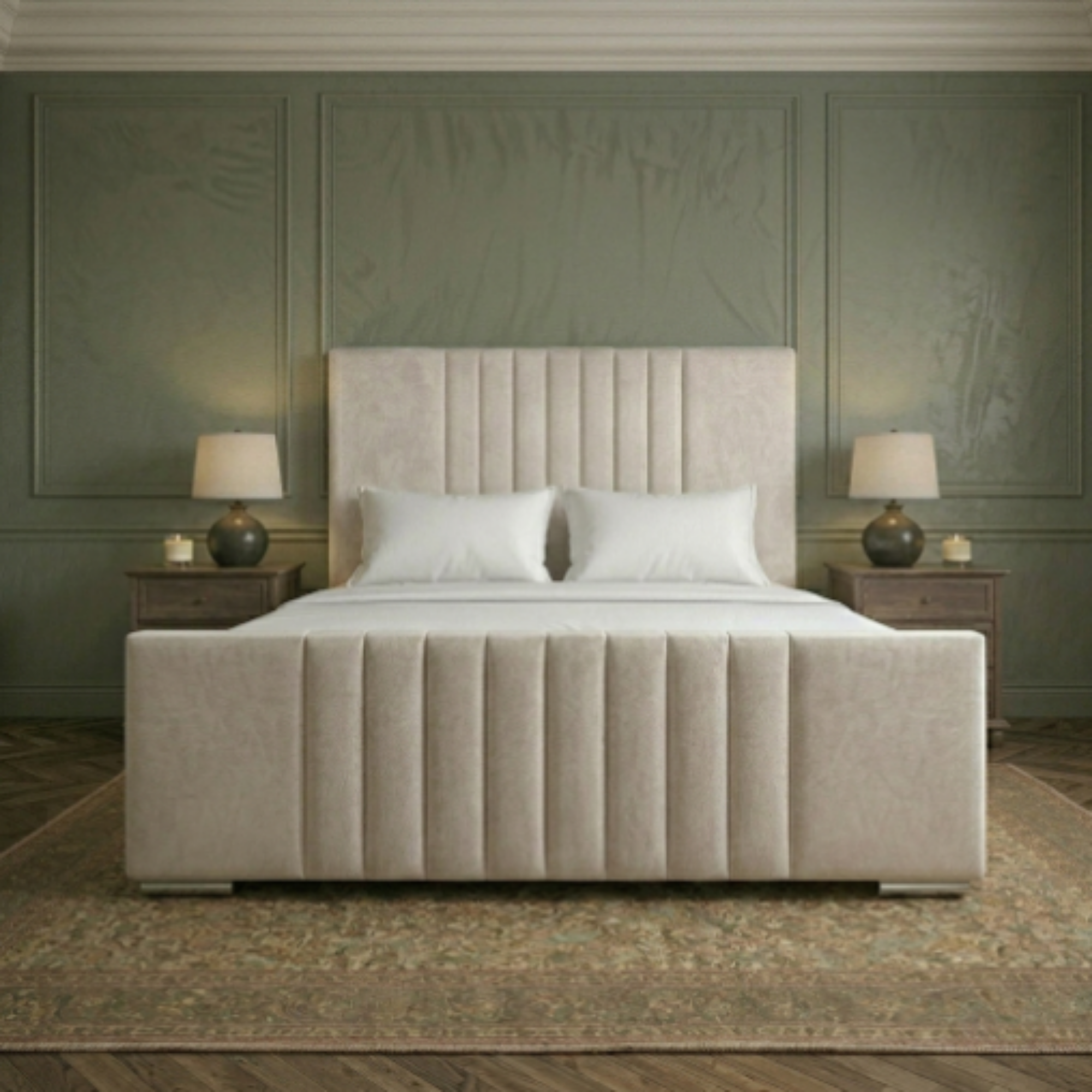 Regal Vertical Panel Upholstered Bed