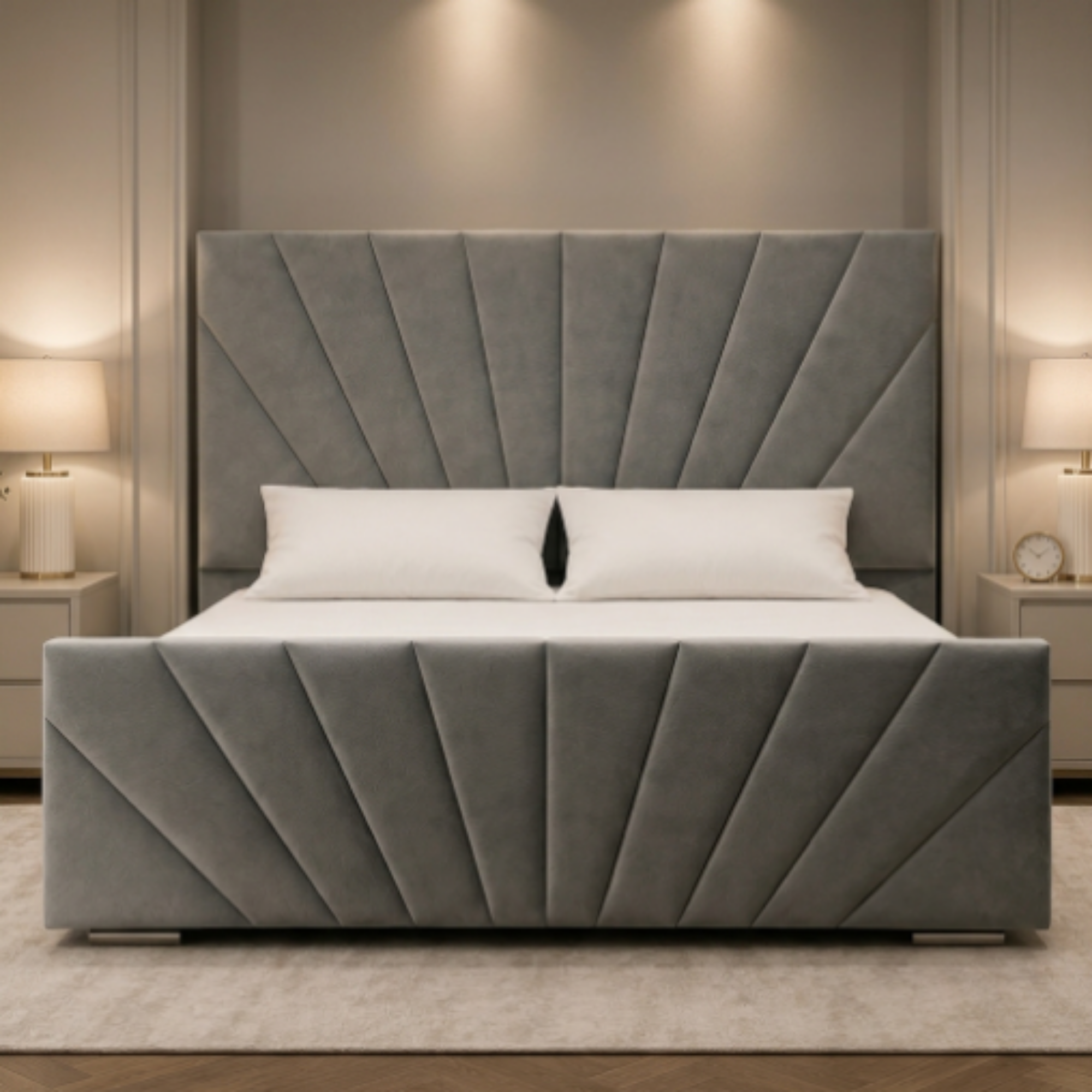 Aurora Sunrise Panel Bed Frame - Image 3