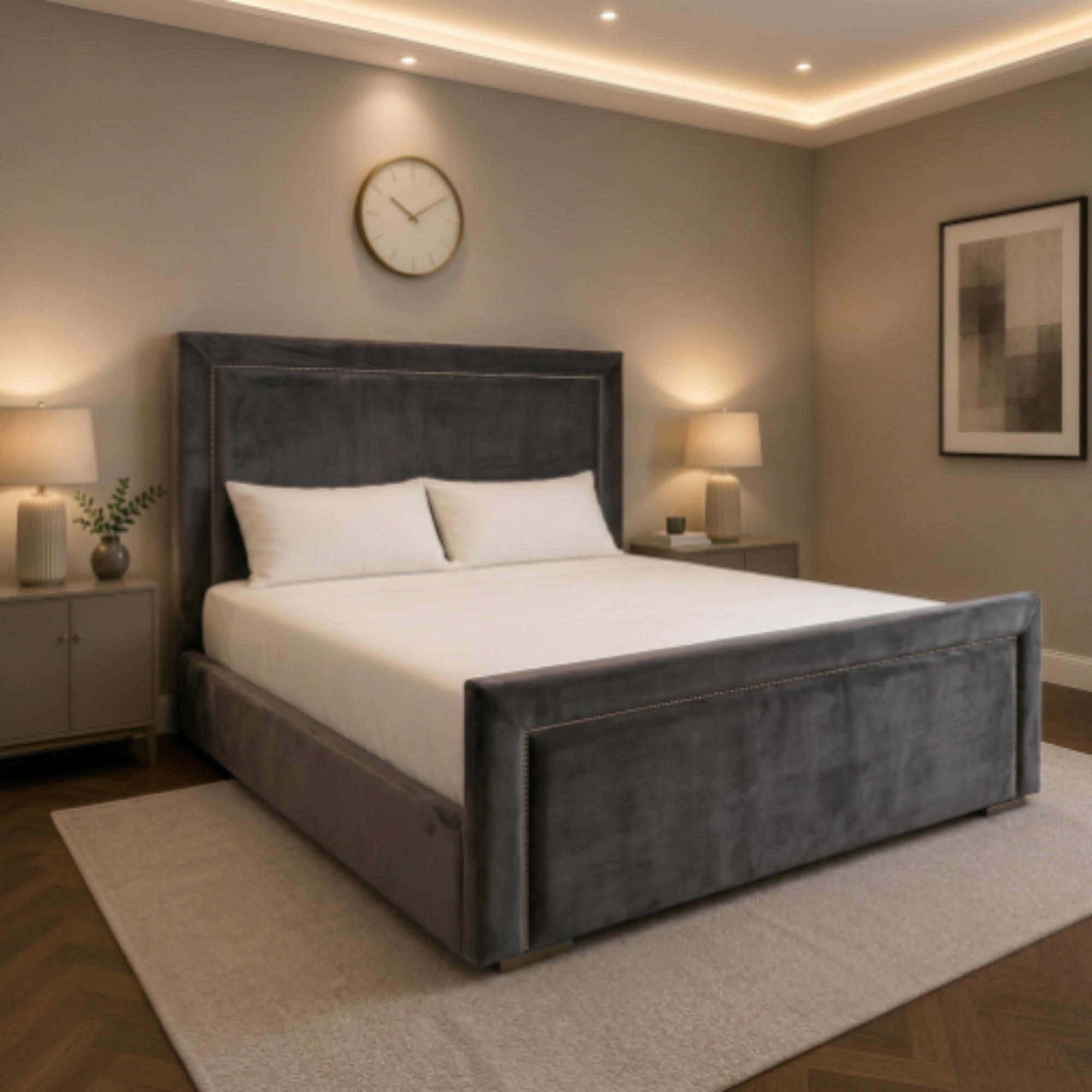 Regal Haven Upholstered Bed