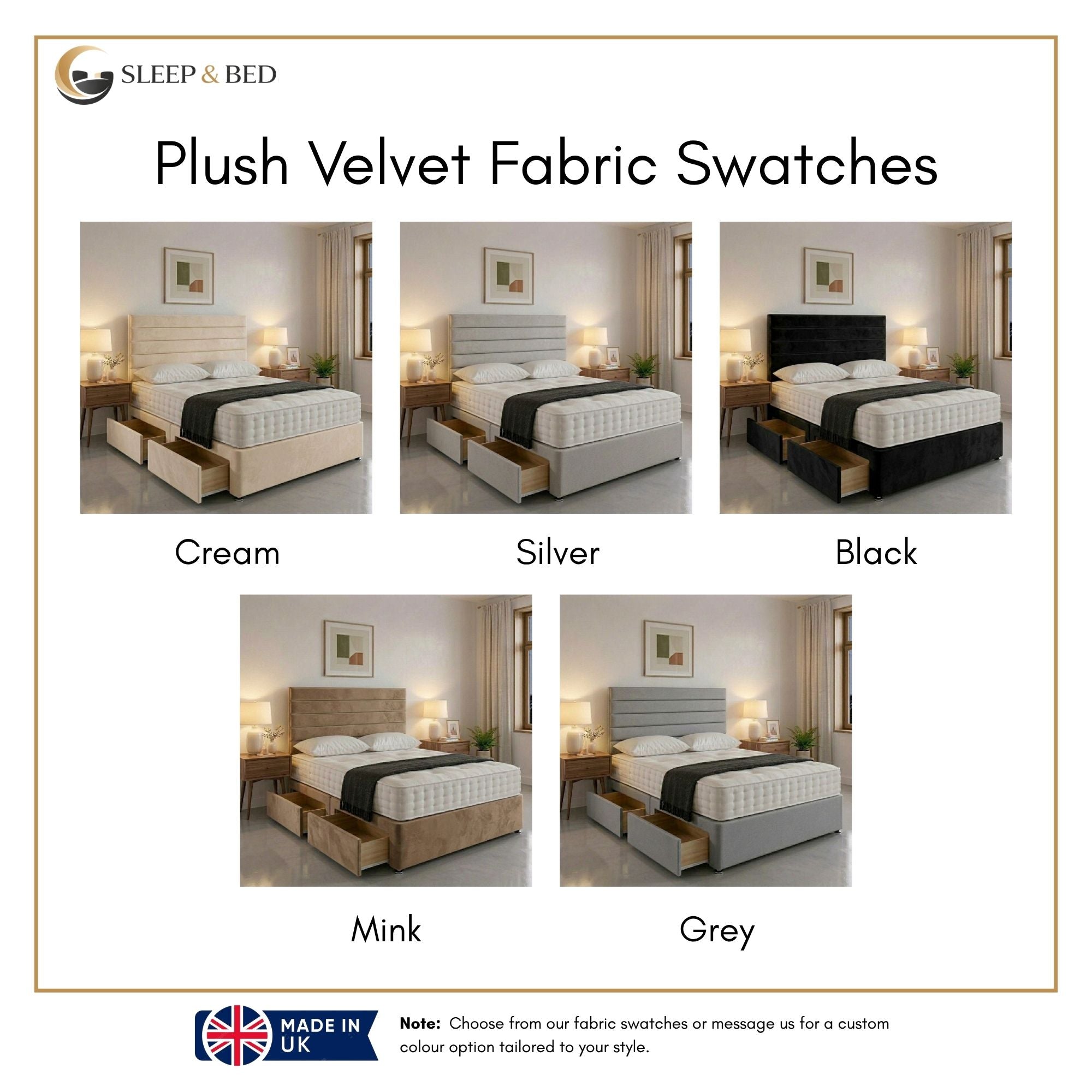 horizontal panel oxford Storage Panel Bed Frame - Image 6