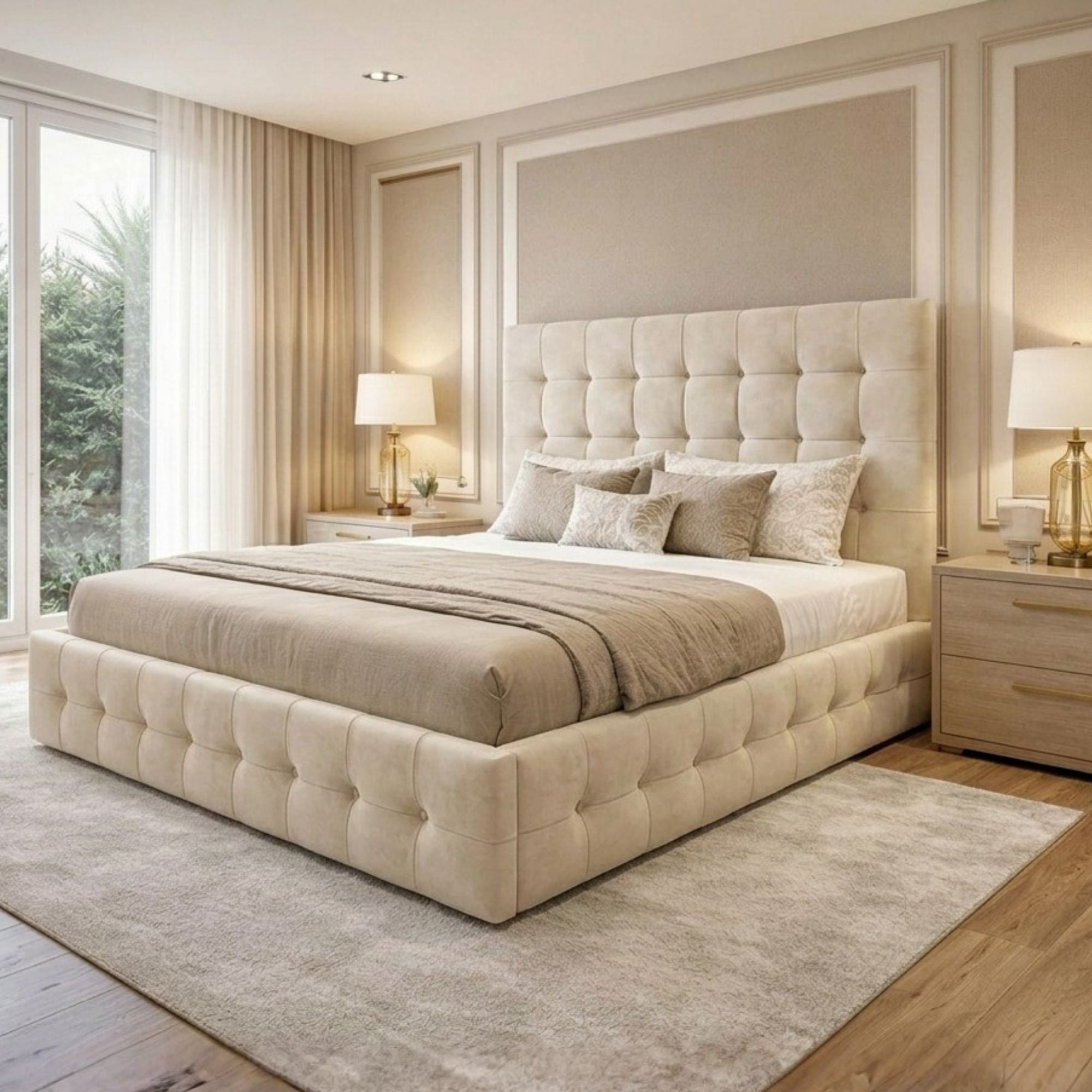 Imperial Chesterfield Panel Bed Frame - Image 2