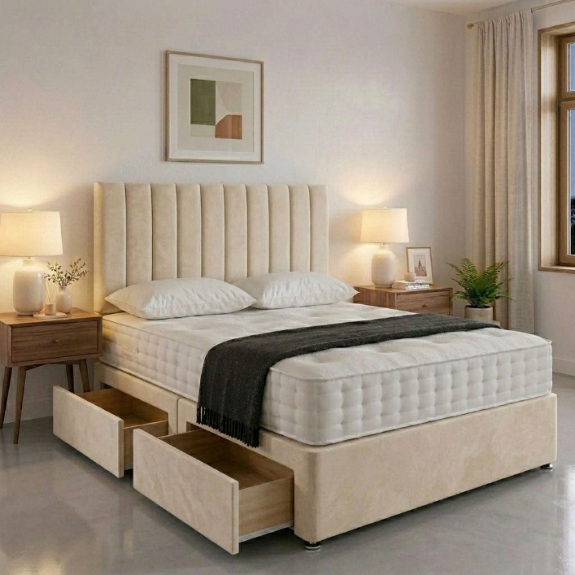 vertical panel Storage Panel Bed Frame - Image 3