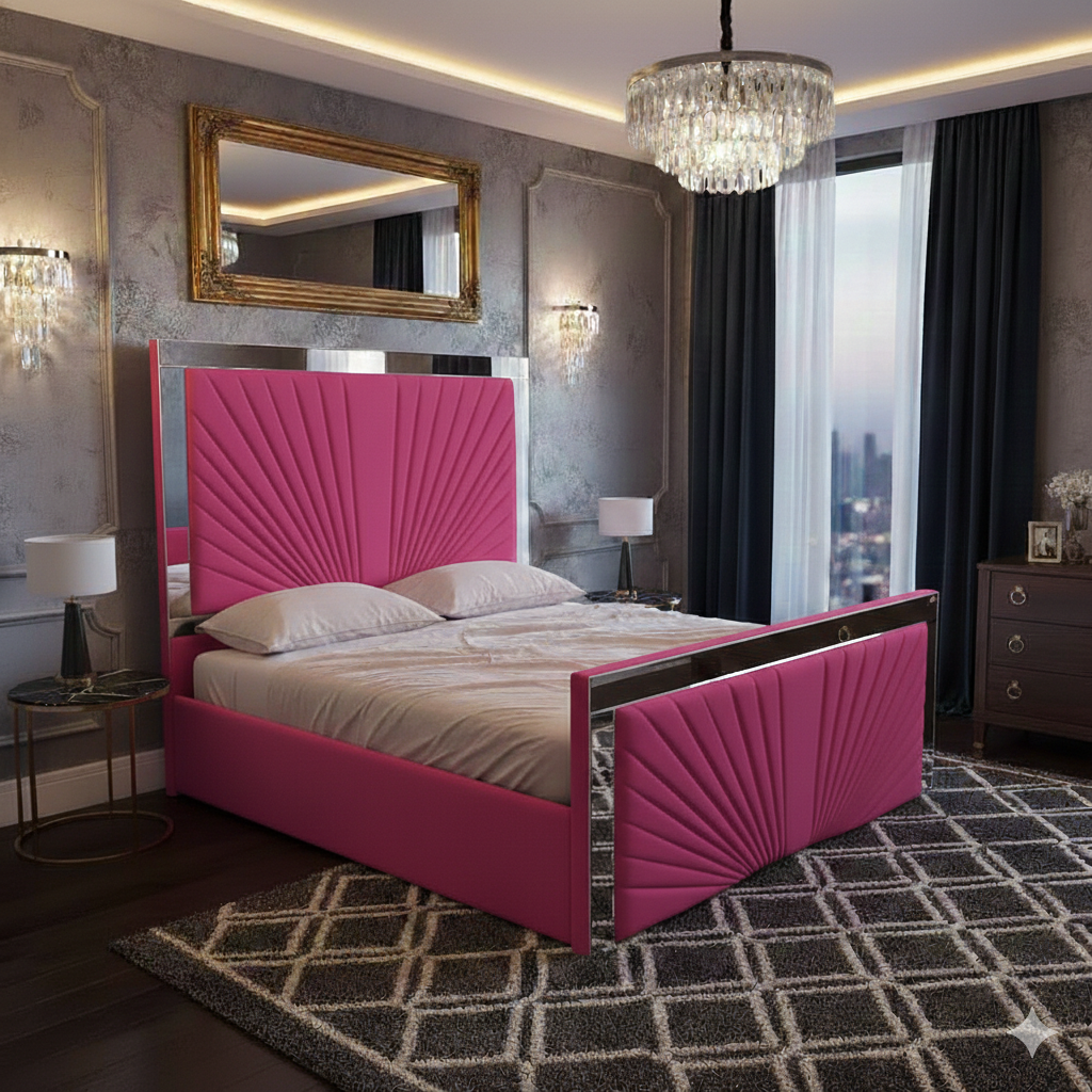 Mirror Strip Sunrise Bed - Image 4