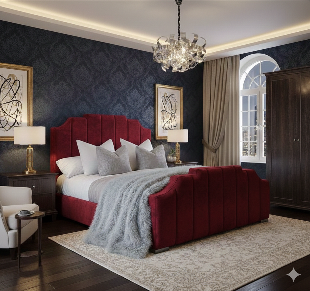 Charlie Upholstered Bed Frame – Single, Double, King & Super King - Image 3