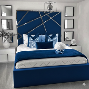 Star Bed by SleepandBeds featuring a modern star-shaped design with a white finish, suitable for contemporary bedroom decor.