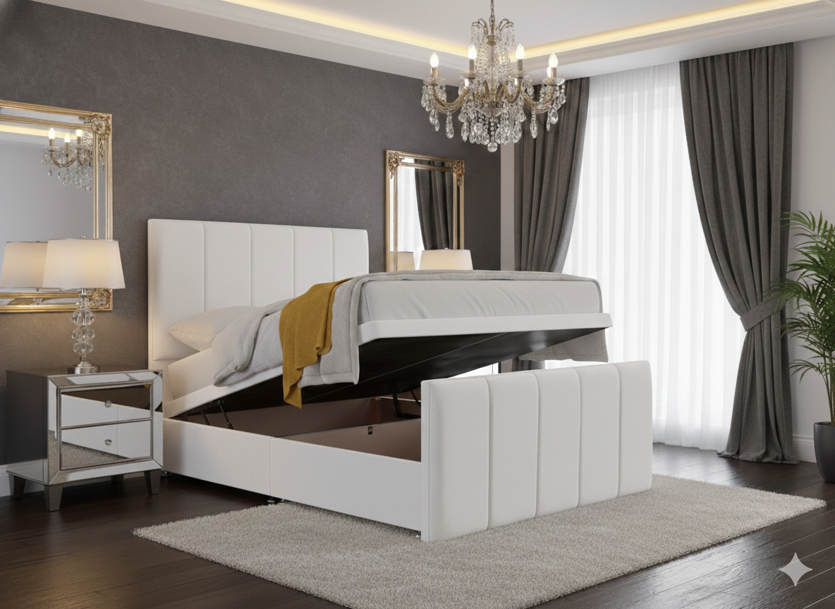 Side Lift Ottoman Storage Bed - Image 5