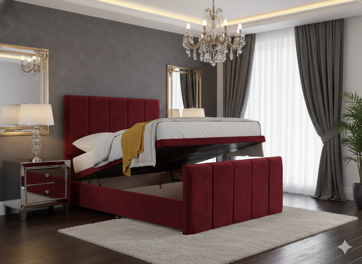 Side Lift Ottoman Storage Bed - Image 1