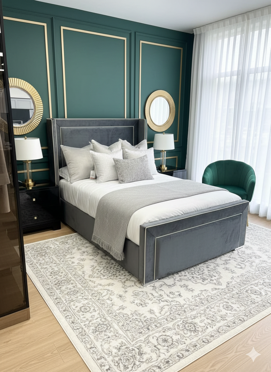 Wing  piping  Bed - Image 1