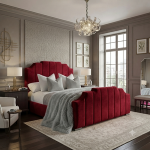 Finger Panel Upholstered Bed Frame – Single, Double, King & Super King