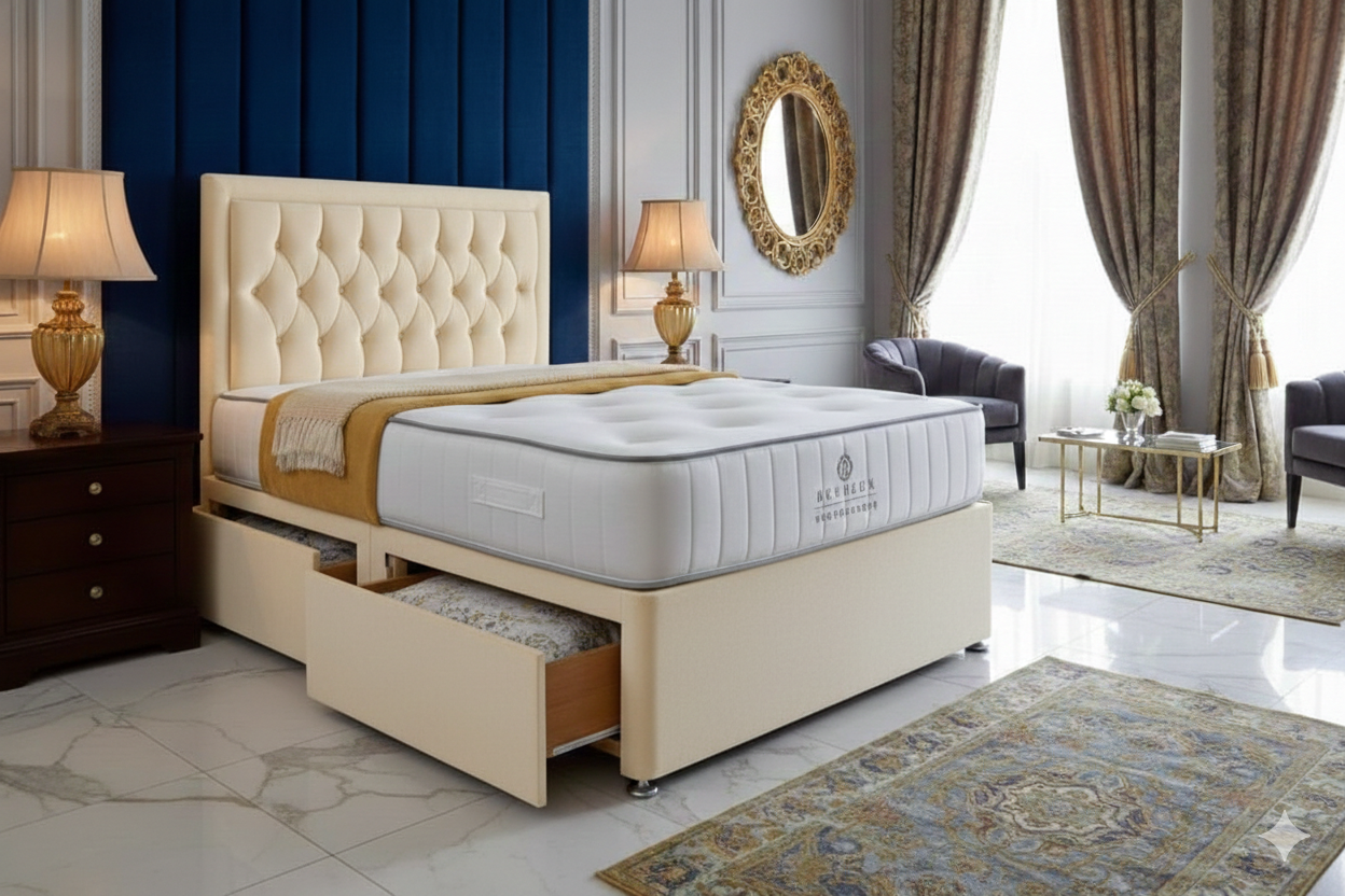 Brooklyn Divan Bed Frame – Single, Double, King & Super King - Image 2