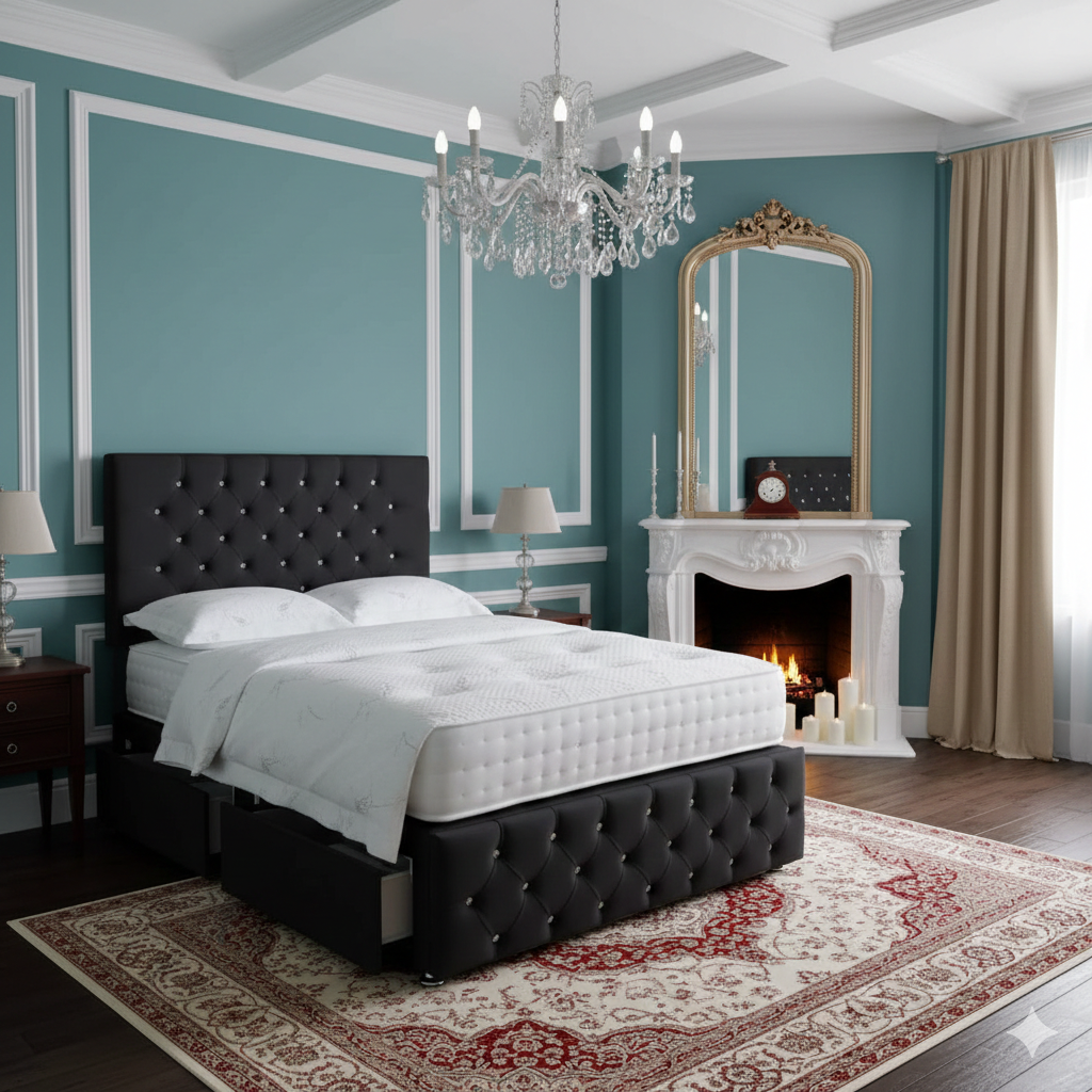 Divan Bed with foot board - Image 1