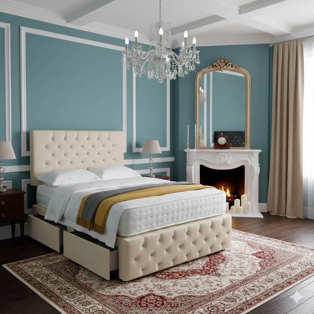 Divan Bed with foot board - Image 4