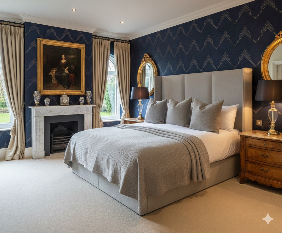 William Upholstered Bed - Image 1