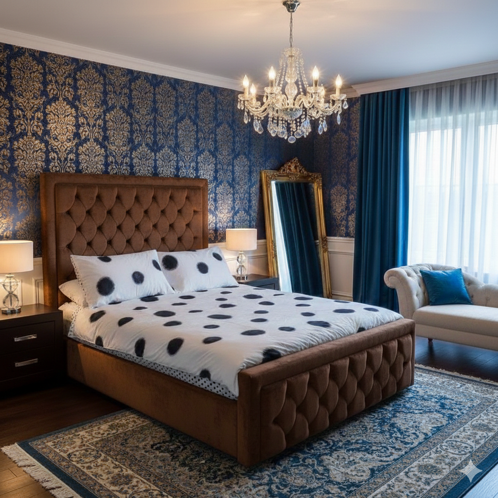 Soft bumper bed by SleepandBeds with plush, cushioned sides and a cozy sleeping surface for added comfort.