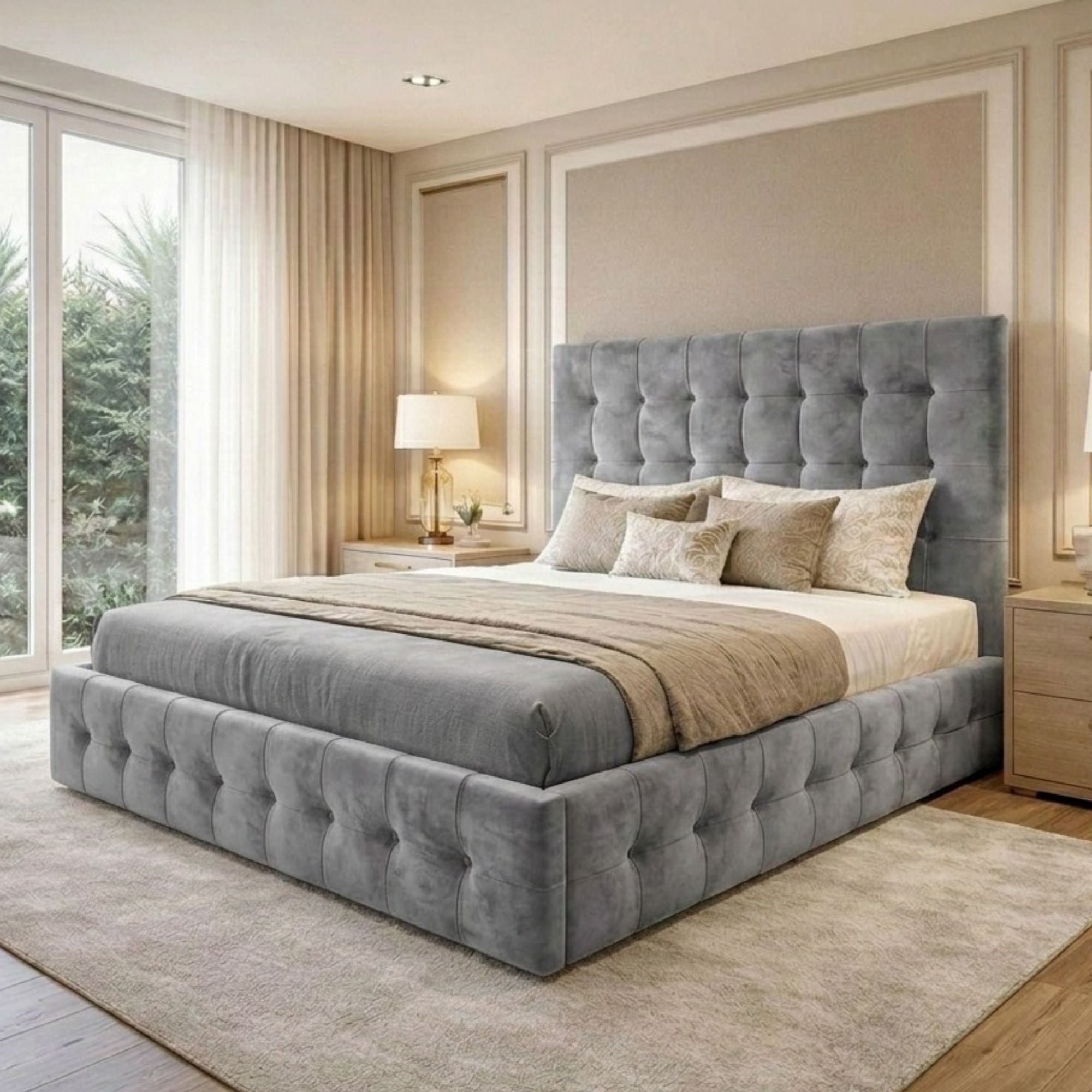 Imperial Chesterfield Panel Bed Frame - Image 3