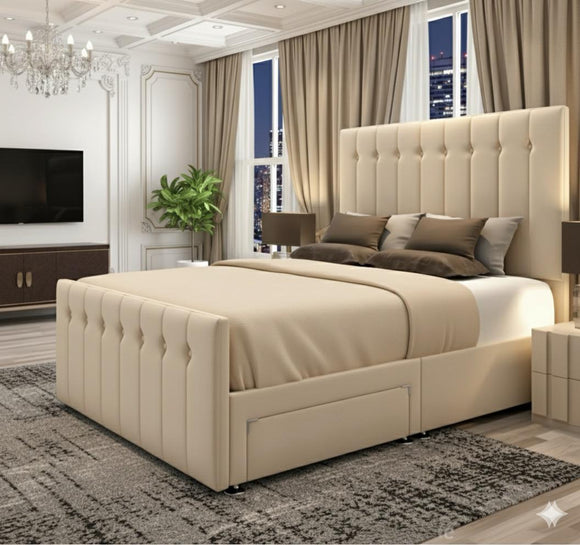 Line Bed with Point in Centre