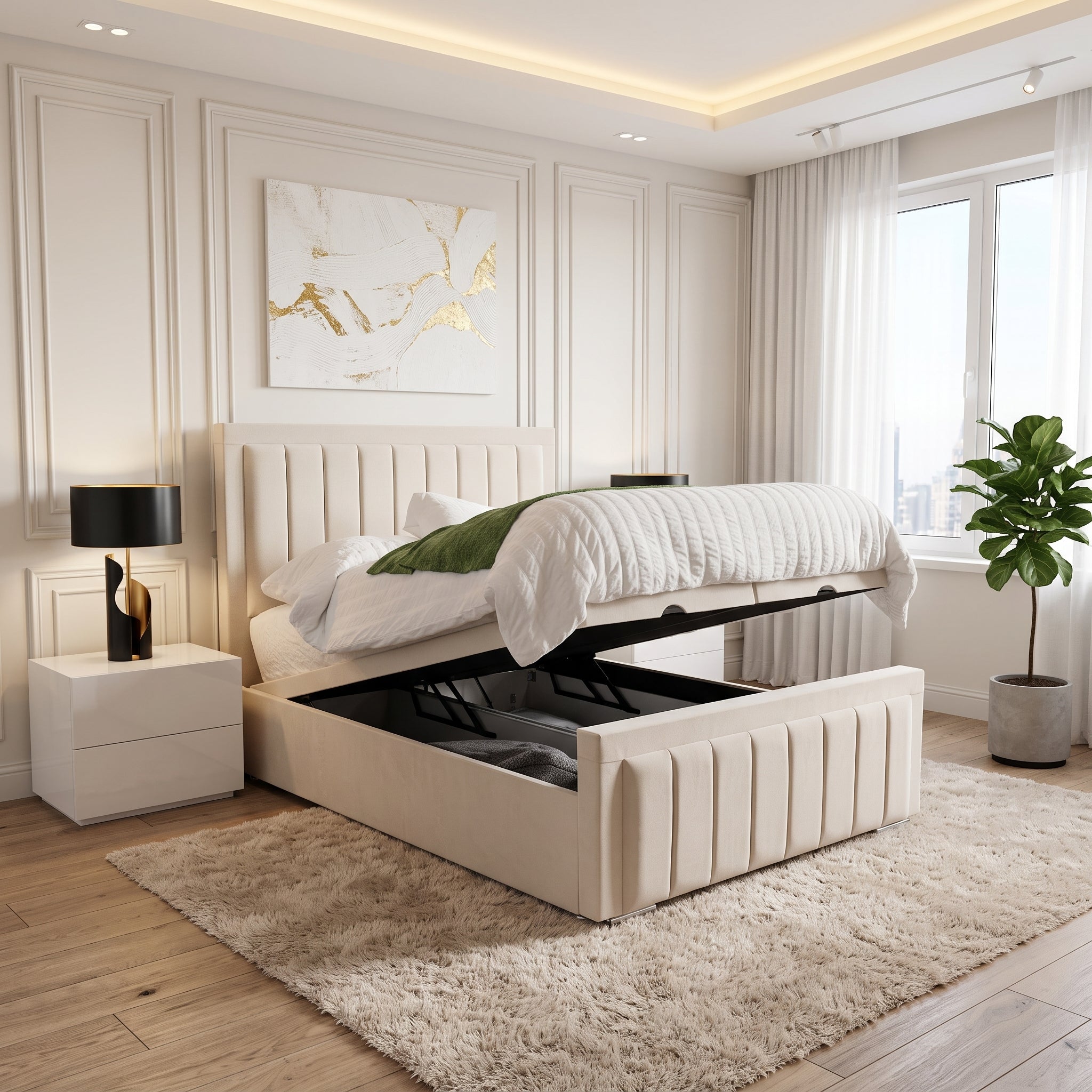 Mayfair Bumper Ottoman Divan Bed - Image 1