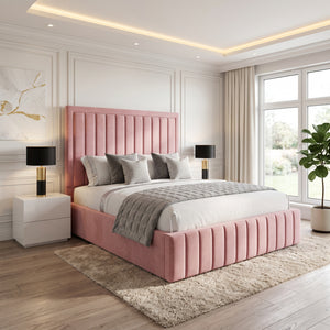 Luxury Arizona Upholstered Bed Frame – Single, Double, King & Super King