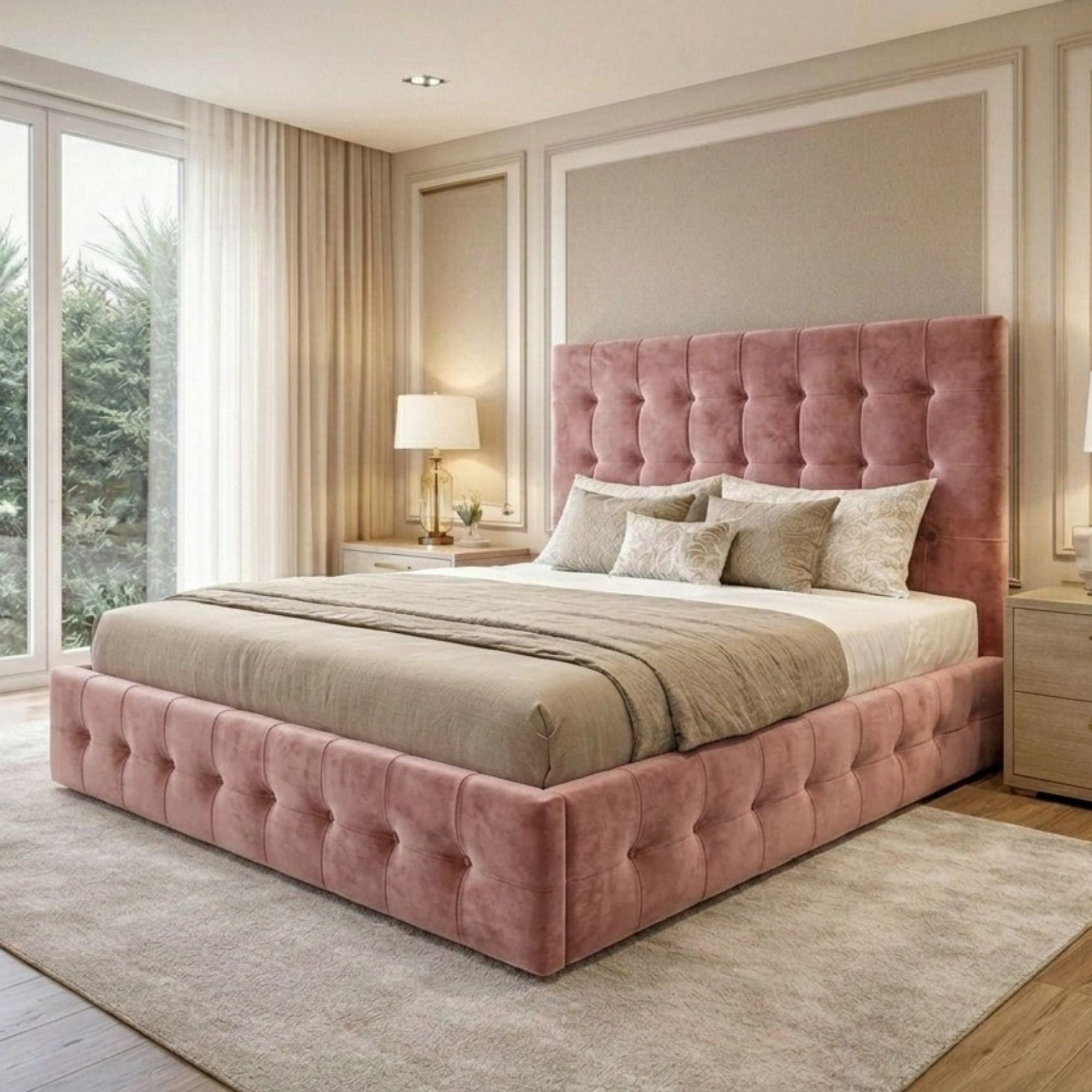 Imperial Chesterfield Panel Bed Frame - Image 4