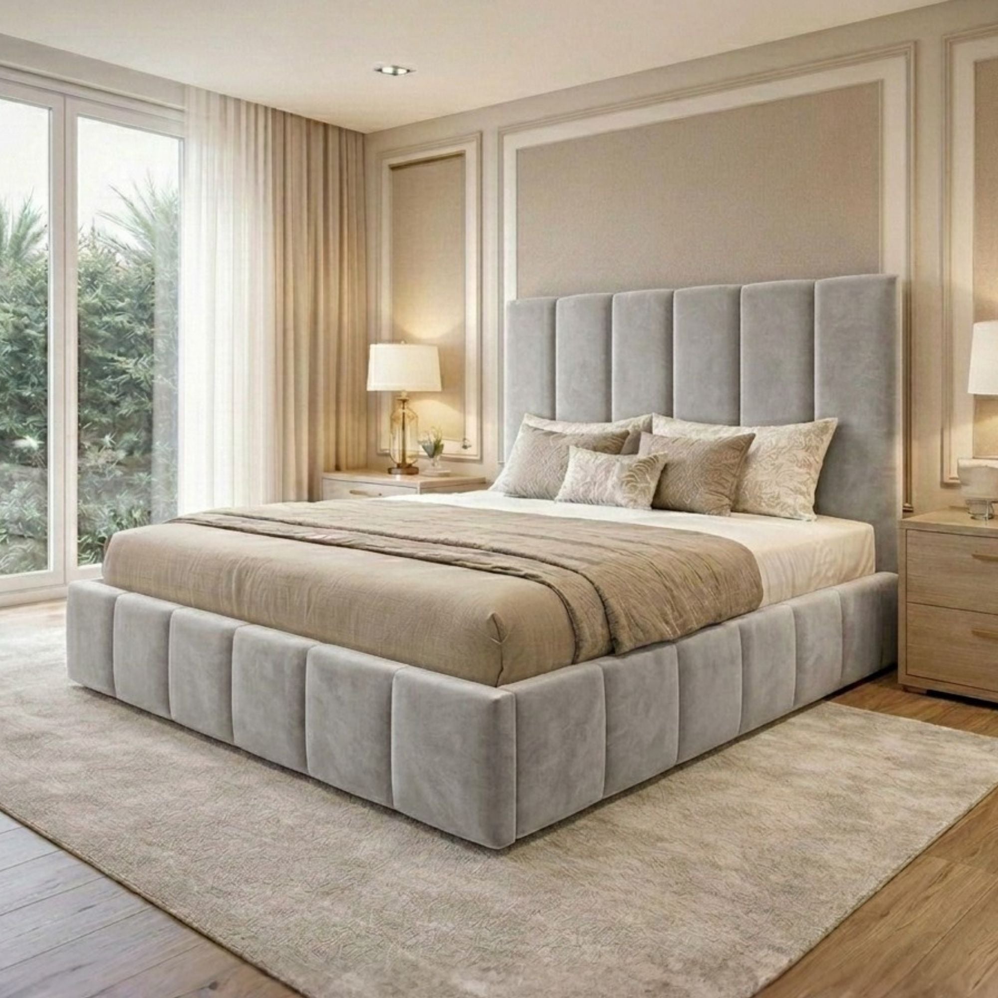 Monarch Vertical Panel Bed Frame - Image 6