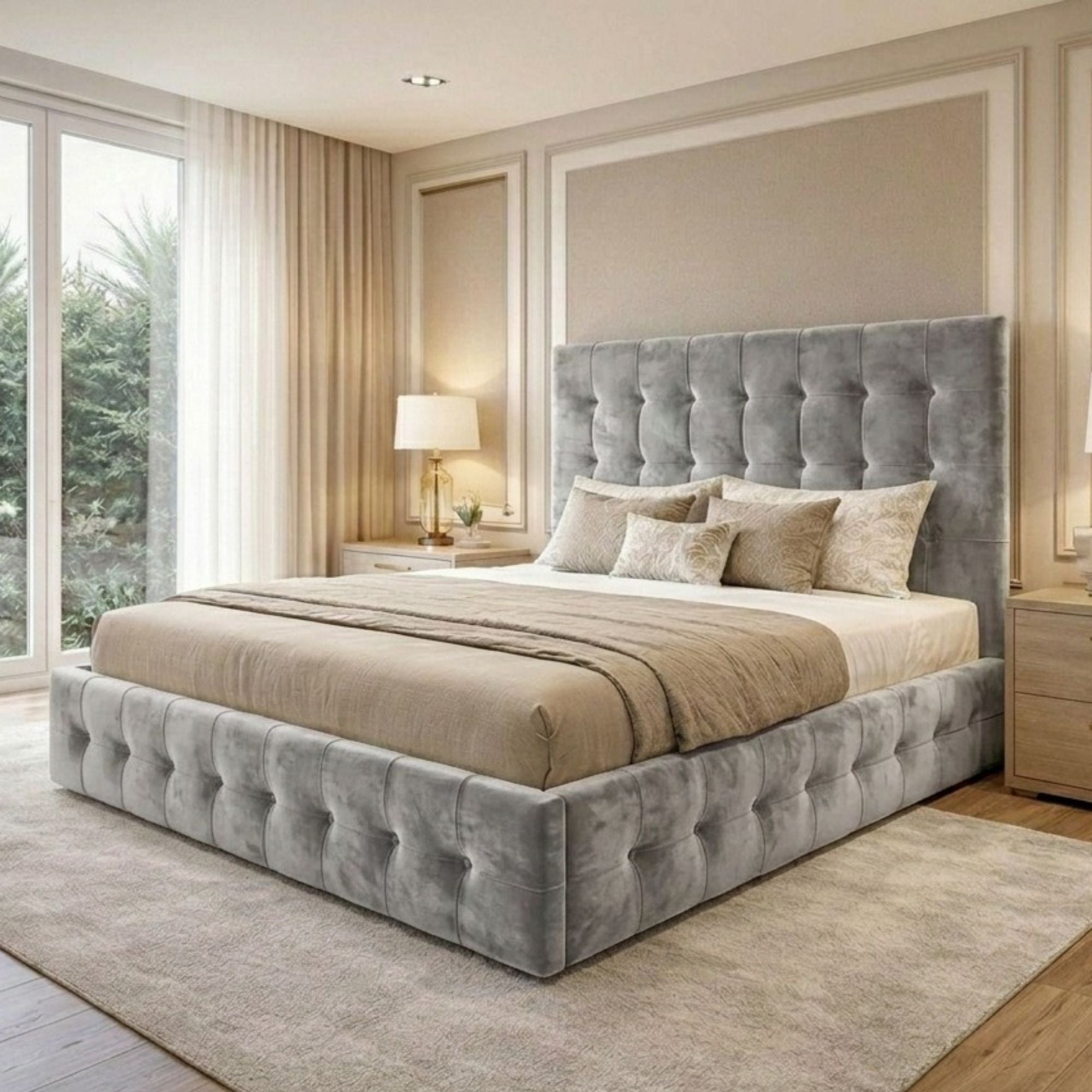 Imperial Chesterfield Panel Bed Frame - Image 5