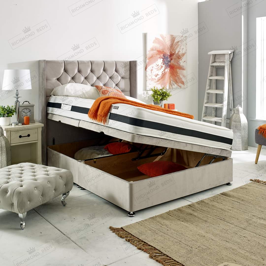 Side Lift Ottoman Storage Bed - Image 3