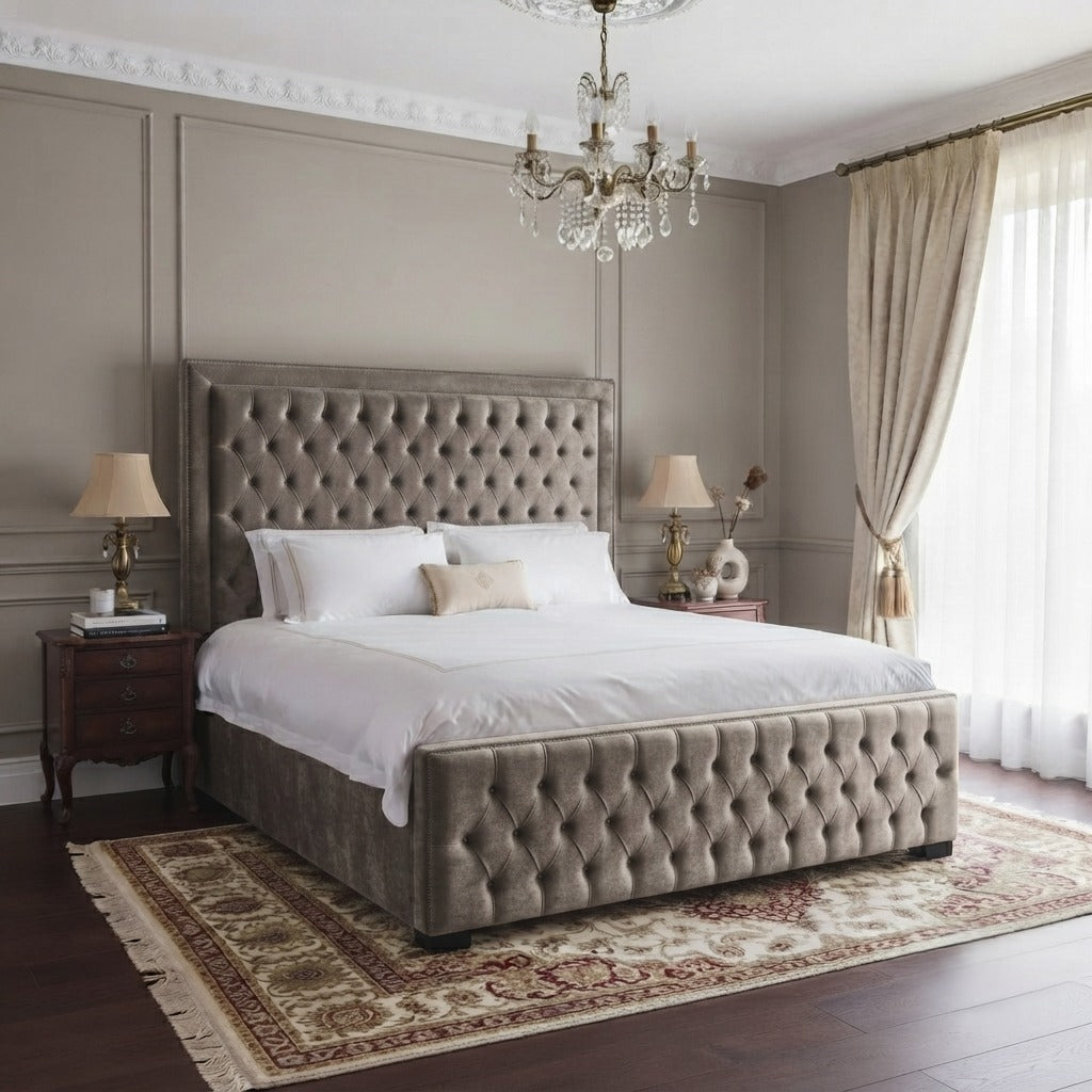 Bumper Upholstered Bed Frame – Single, Double, King & Super King - Image 12