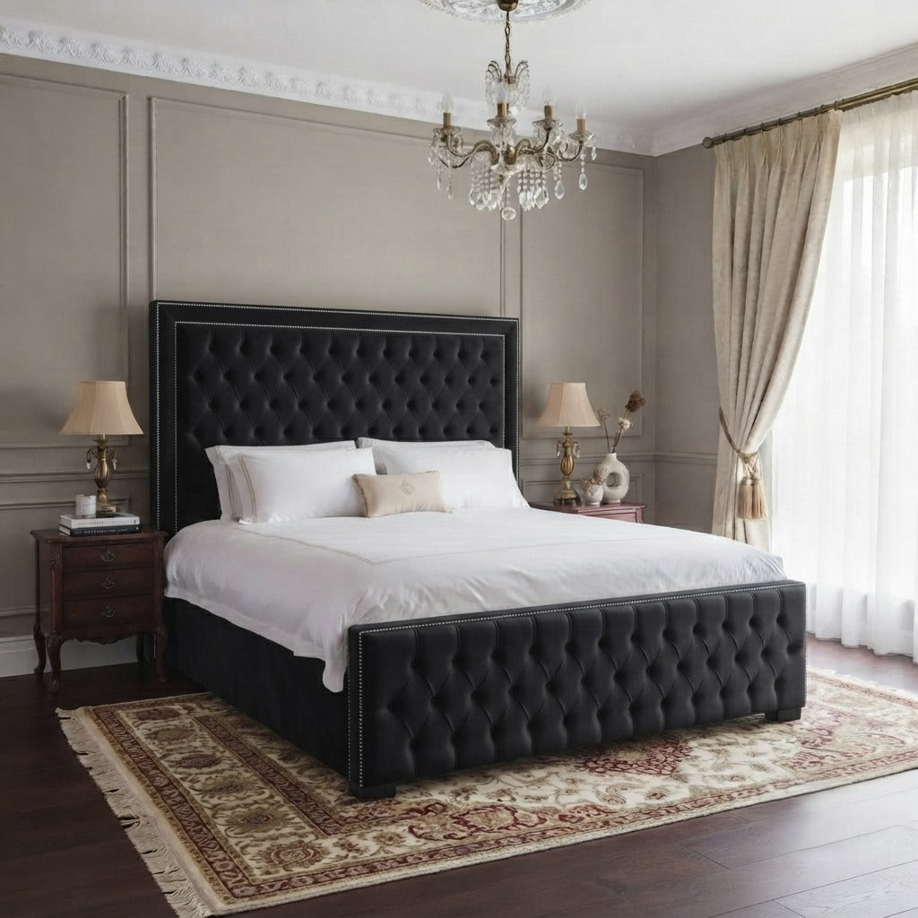 Bumper Upholstered Bed Frame – Single, Double, King & Super King - Image 13
